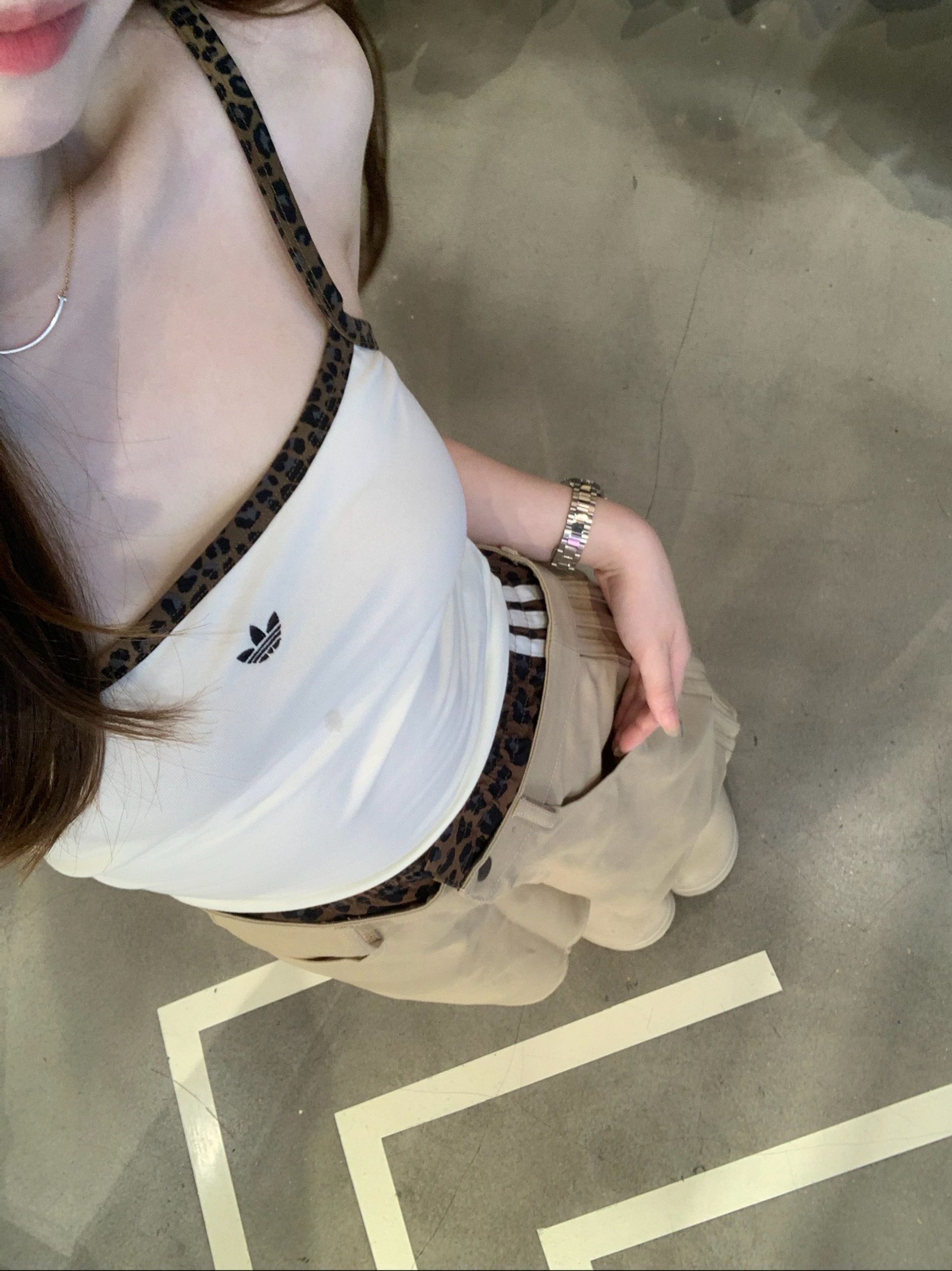 ＜預購＞ A didas 豹紋背心 火焰背心