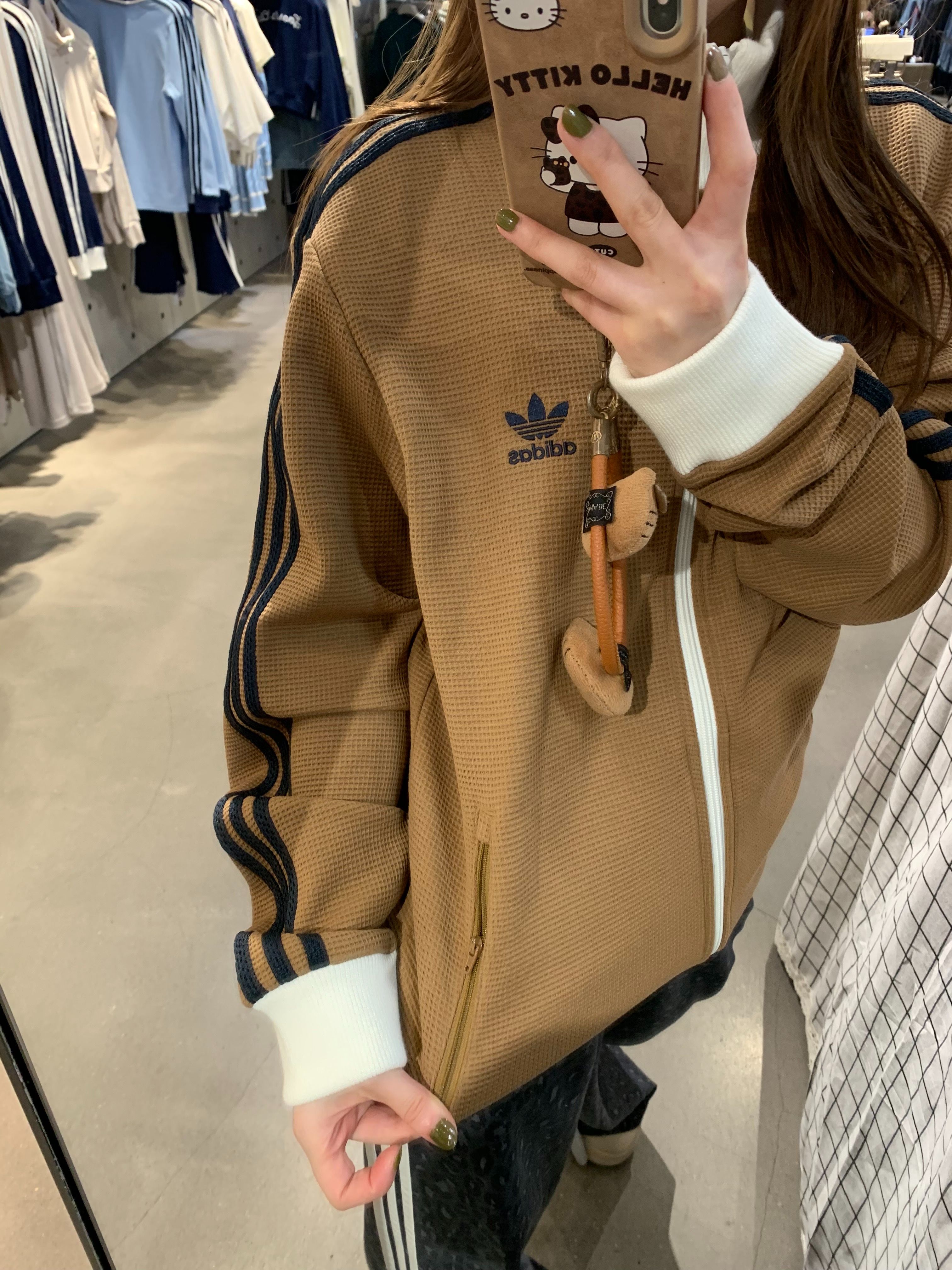 ＜預購＞ADIDAS 華夫格外套 美拉德色系