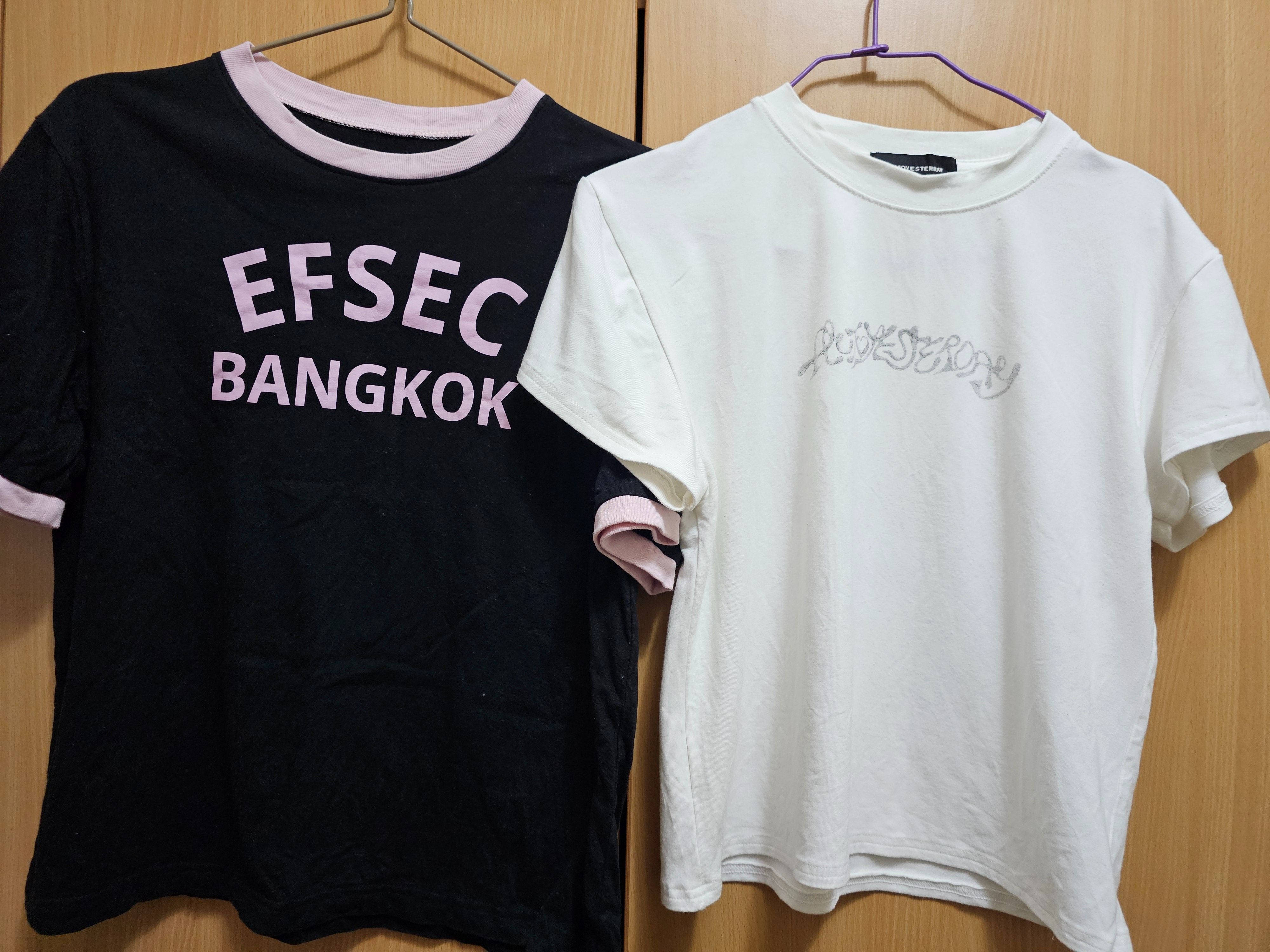 EFSEC+plutoyesterday短版上衣（baby tee）