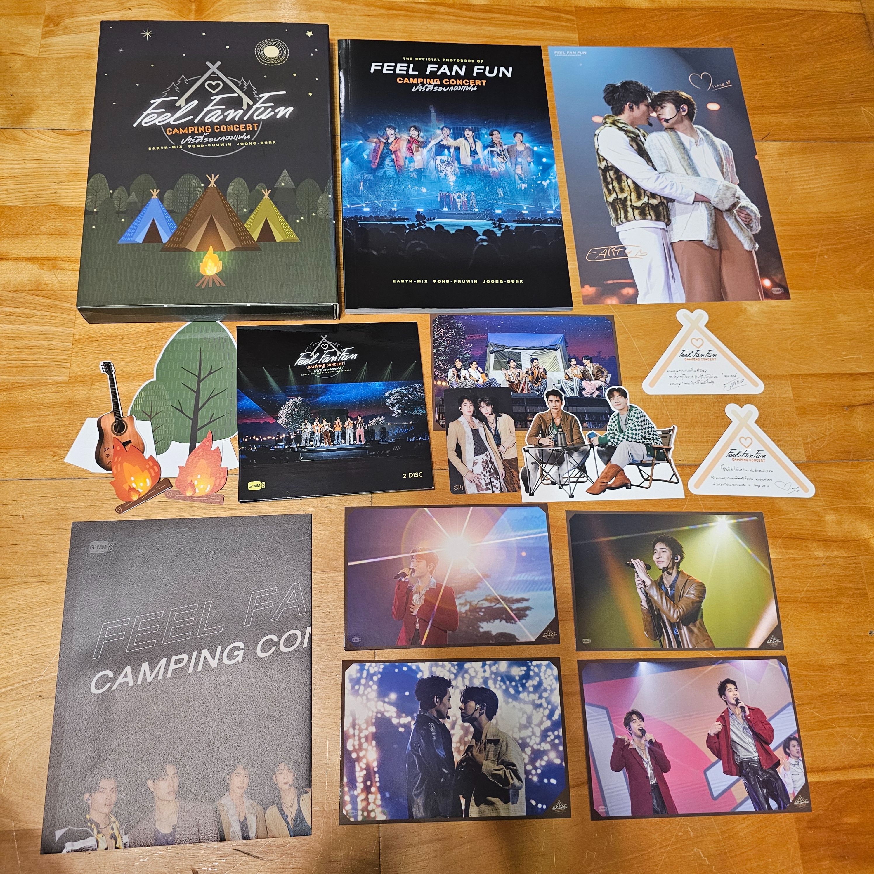 Feel fan fun dvd boxset（僅球咪部分＋寫真書＋全員海報＋dvd）