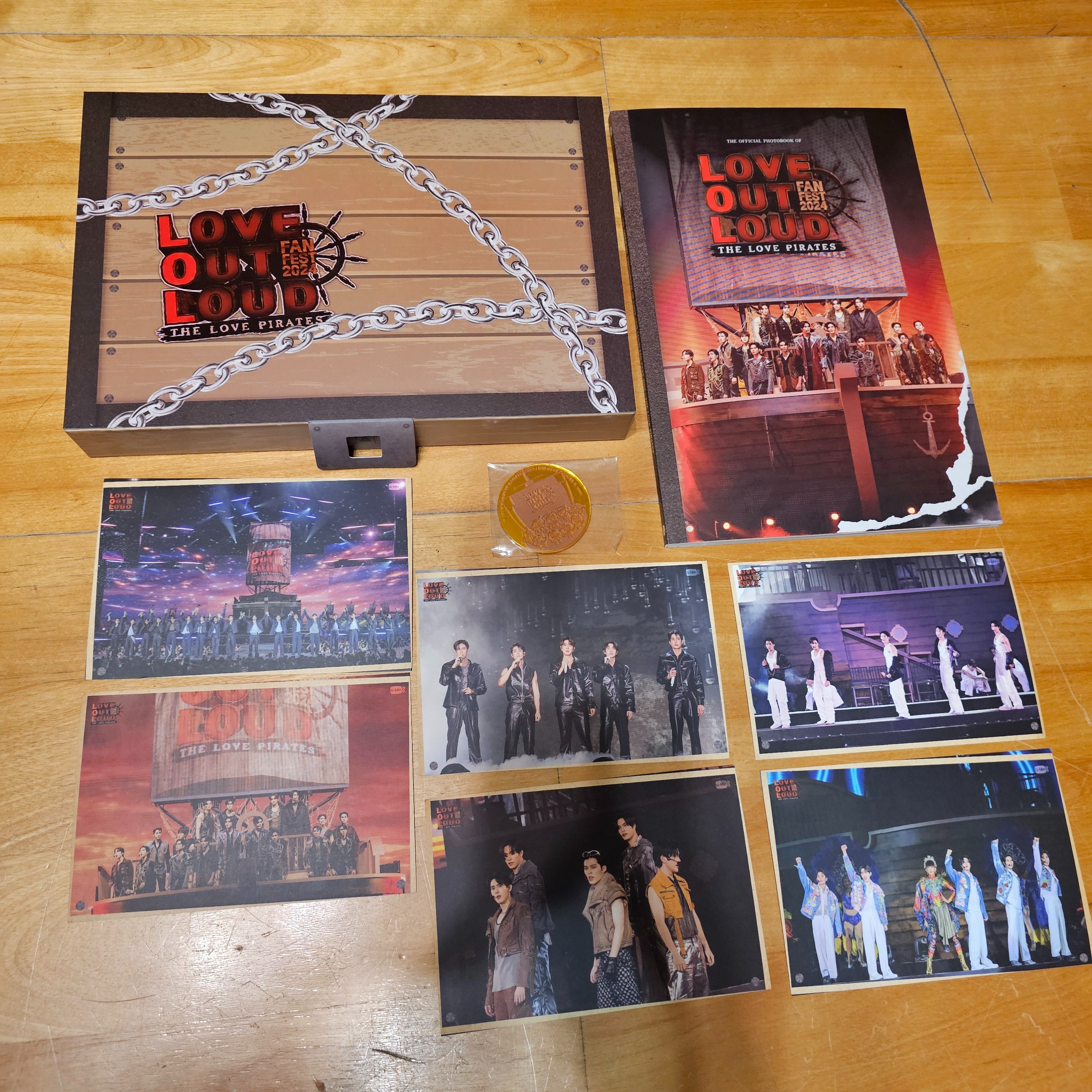 Love out loud 2024 dvd boxset（全員明信片＋寫真書＋dvd+金幣）
