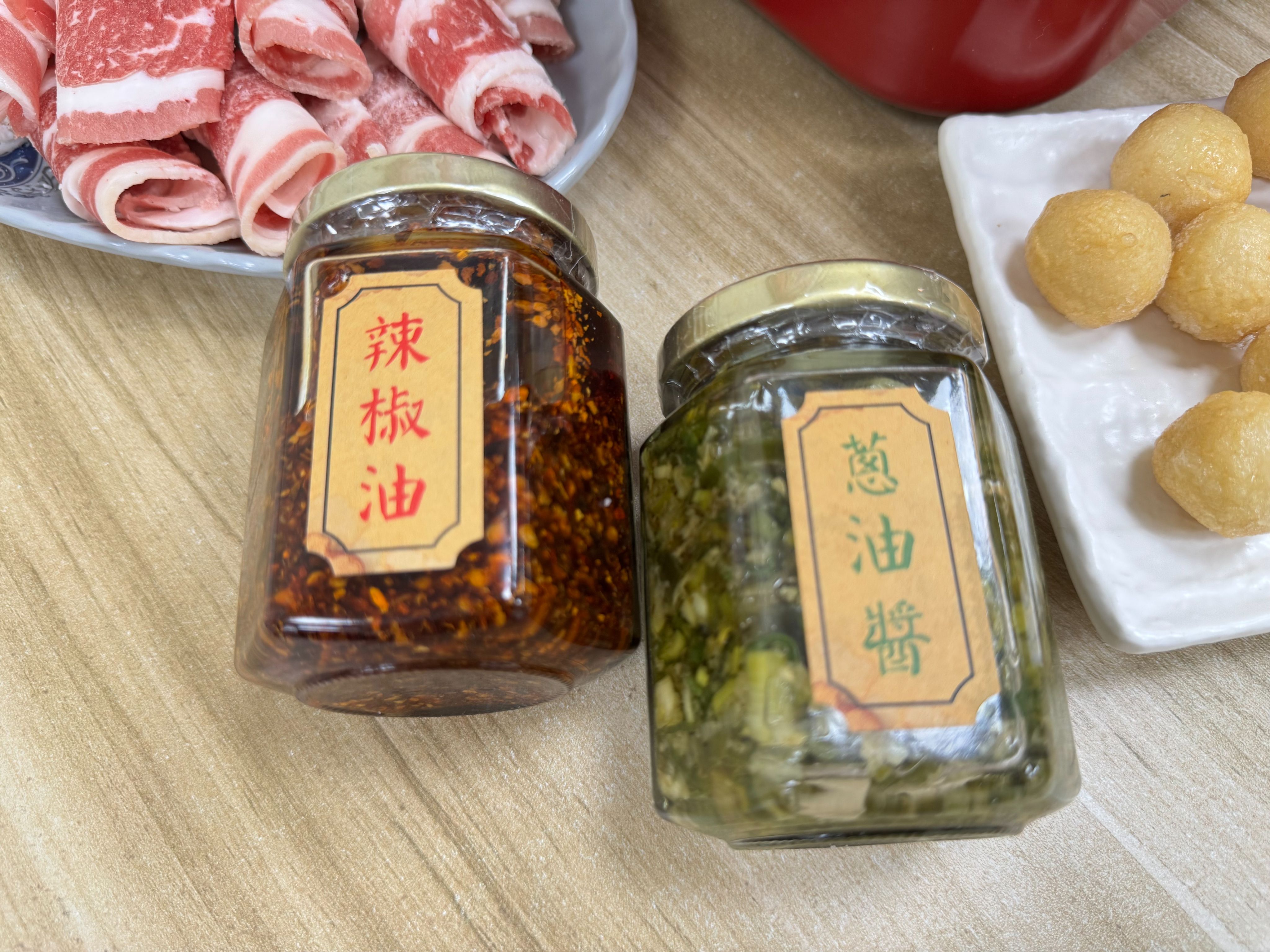 好運醬淋組（辣椒油、蔥油醬）
