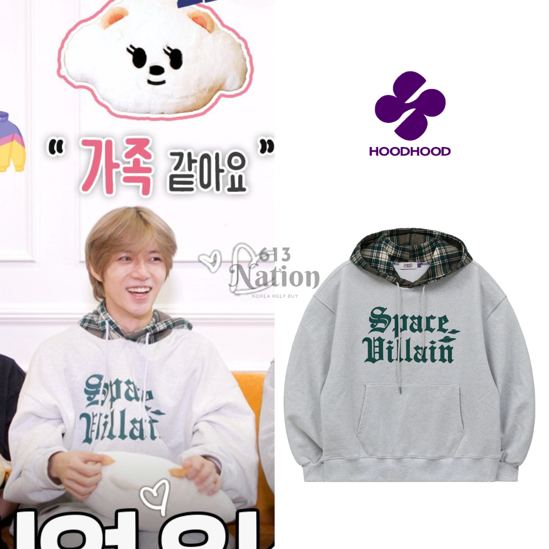 杋圭同款Space Villian Check Hood