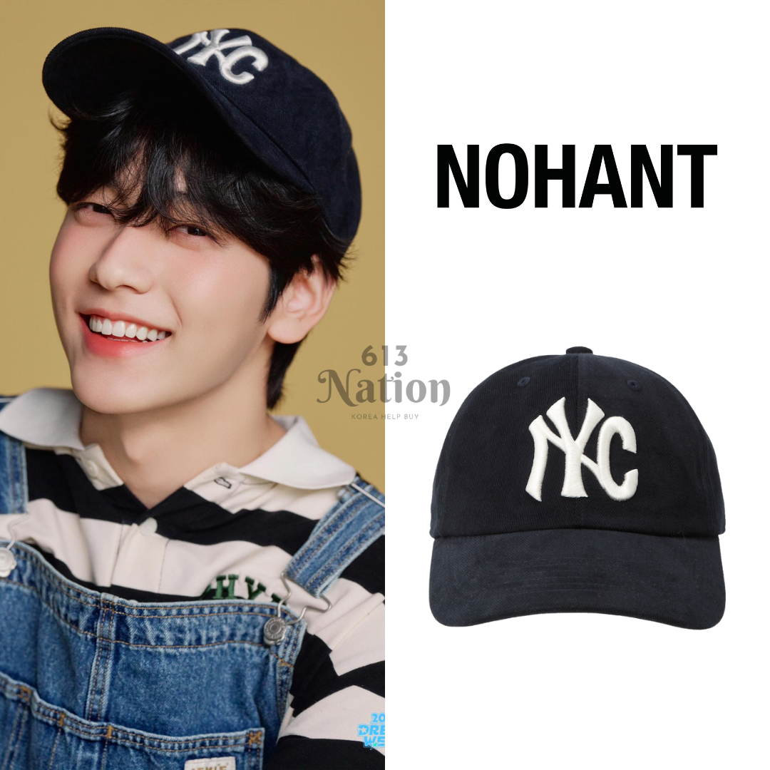 秀彬同款NYC HEAVY COTTON BALL CAP