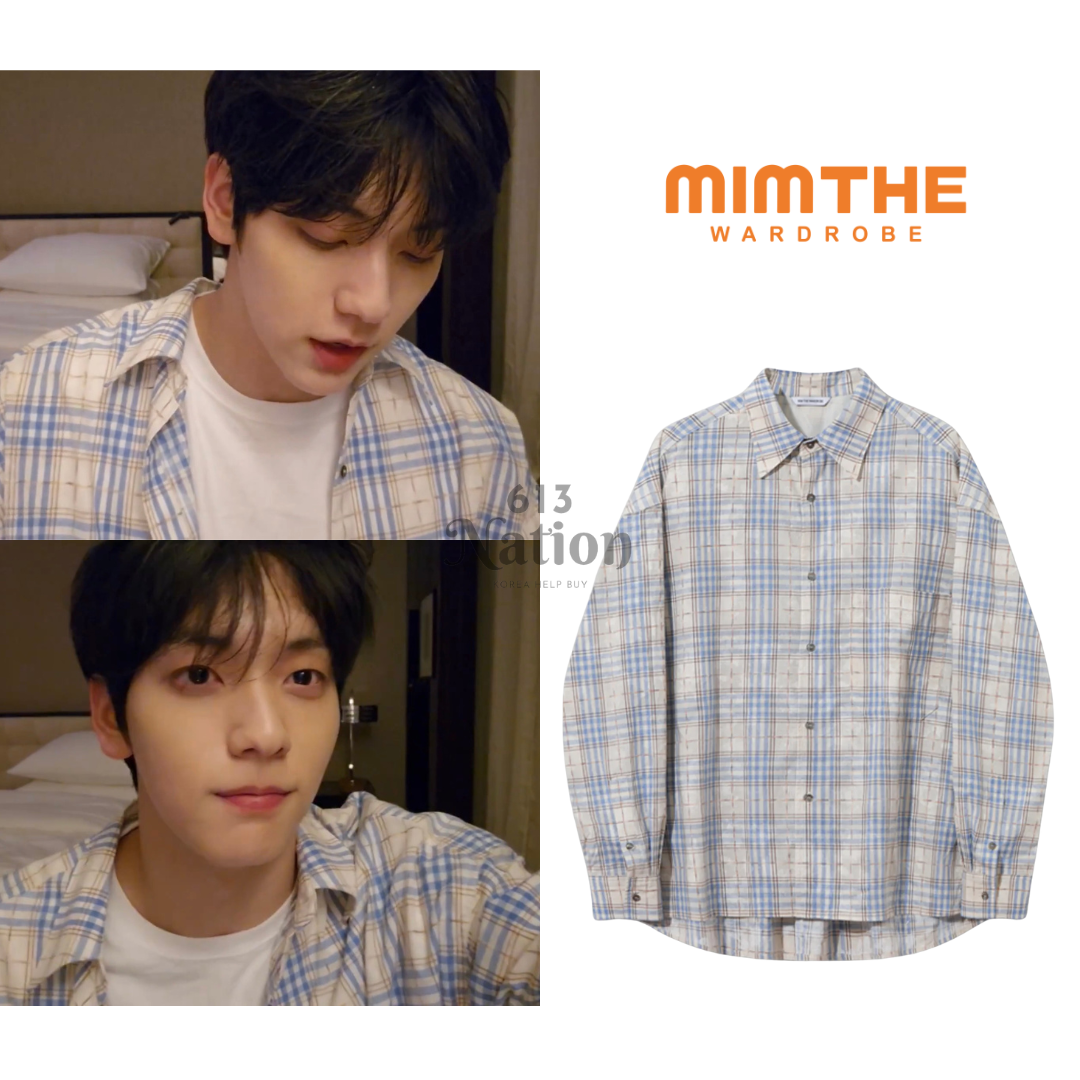 秀彬同款VINTAGE WASHED CHECK SHIRT
