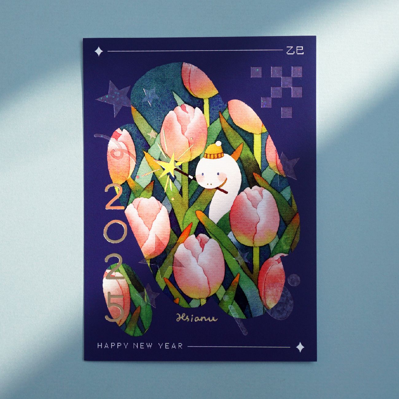 害羞蛇蛇✦賀年卡
