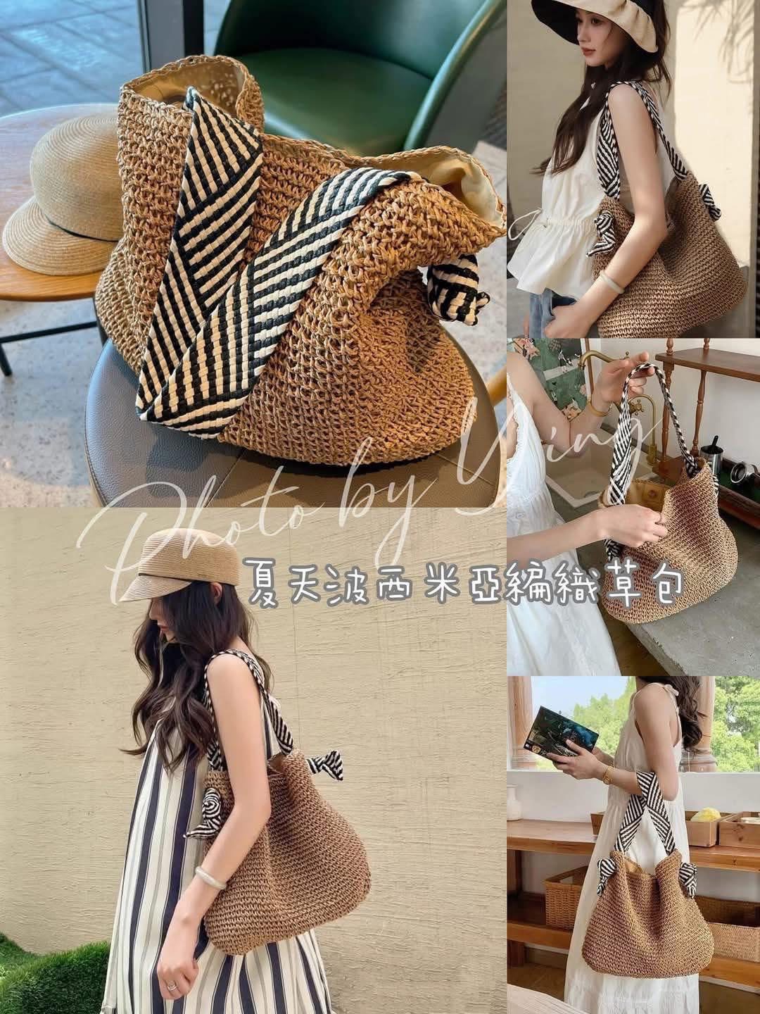 【真心分享！夏天必收的波西米亞編織草包❤️】