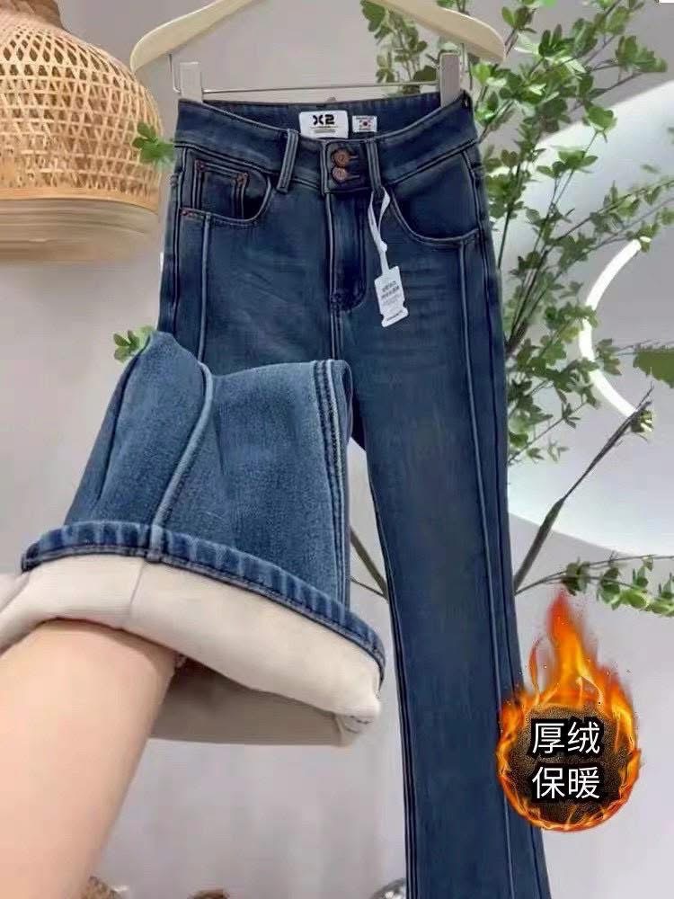 冬天加絨褲這件好修身❤️