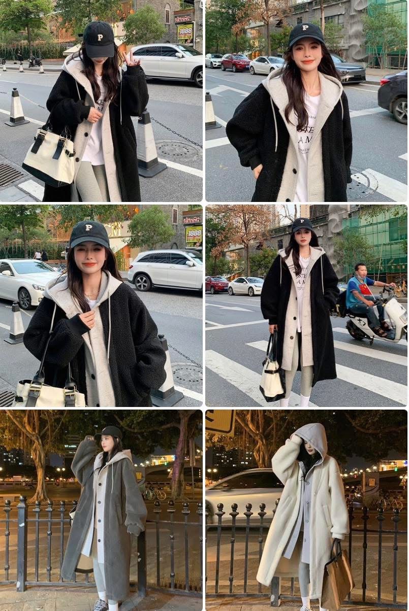 ❄️超巨暖系·大寬袖泰迪羊羔毛外套