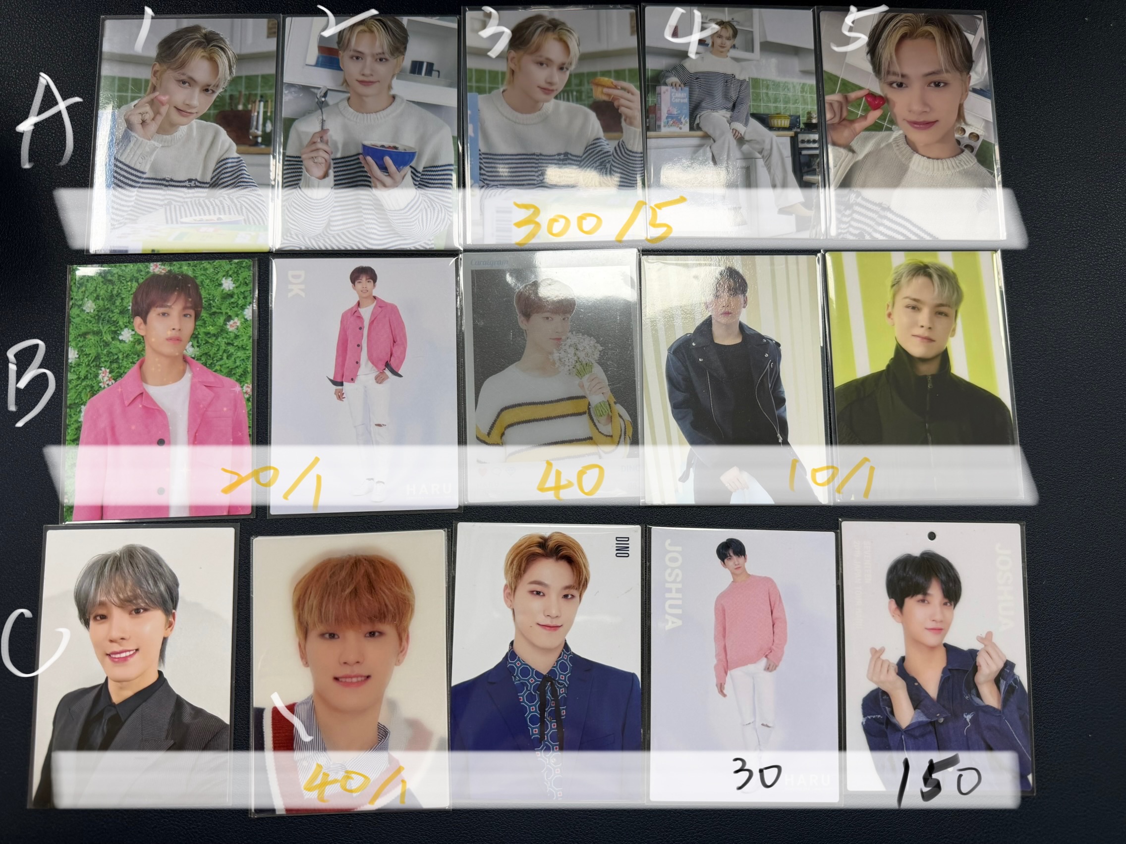 日周卡包卡（未標紅字可當黃字綁）