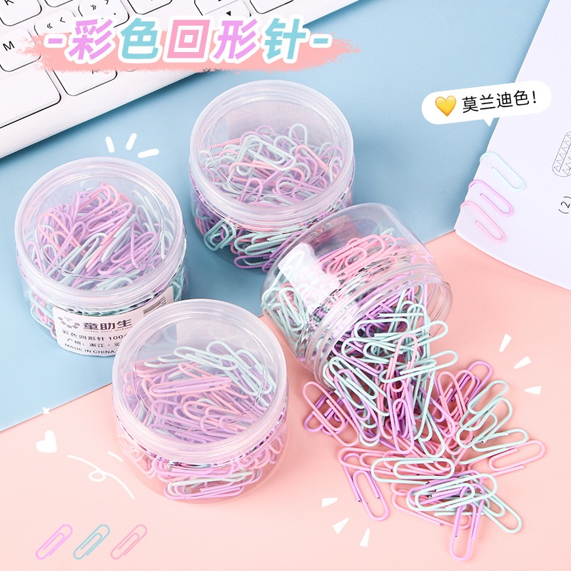 馬卡龍色迴紋針