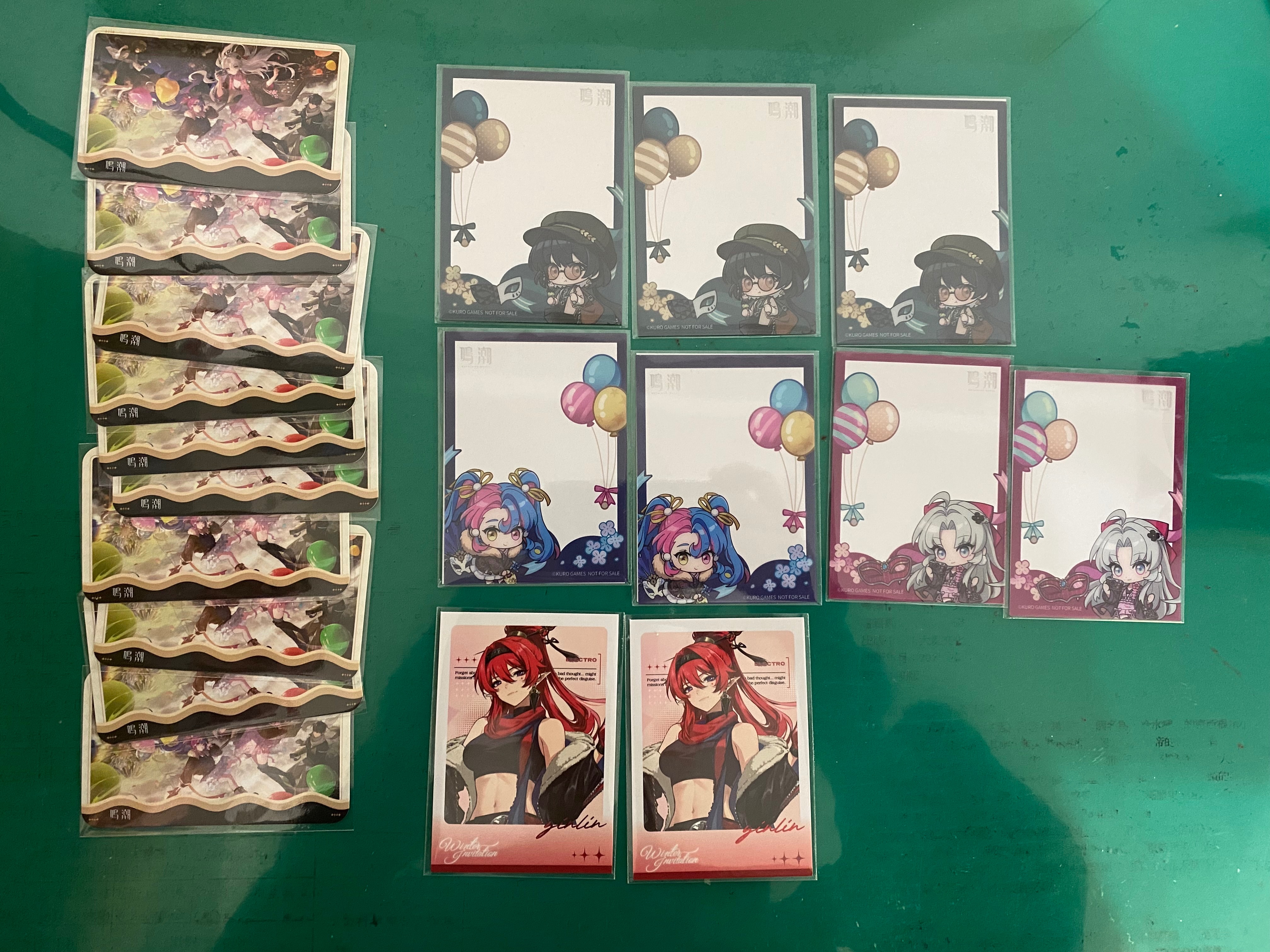 電玩展序號卡、透卡；吟霖滿贈拍立得