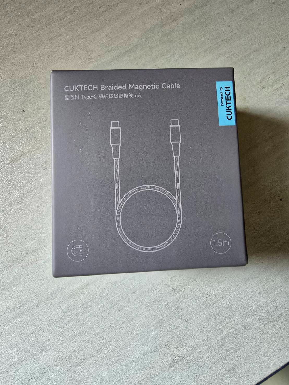 酷態科磁吸編織線Type-C 240W 1.5米 全新未拆