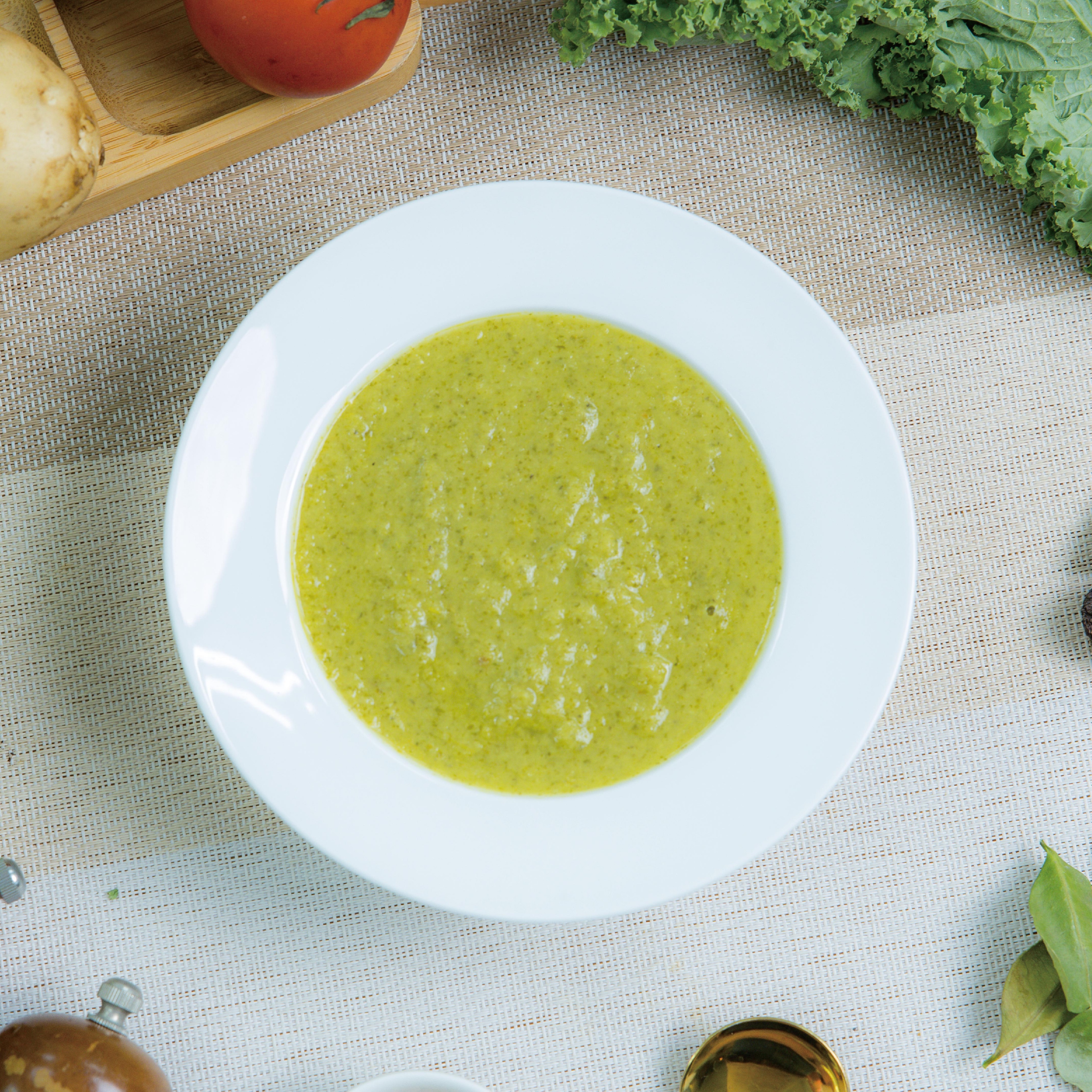 長城食堂-南洋羽衣甘藍西芹濃湯（全素）