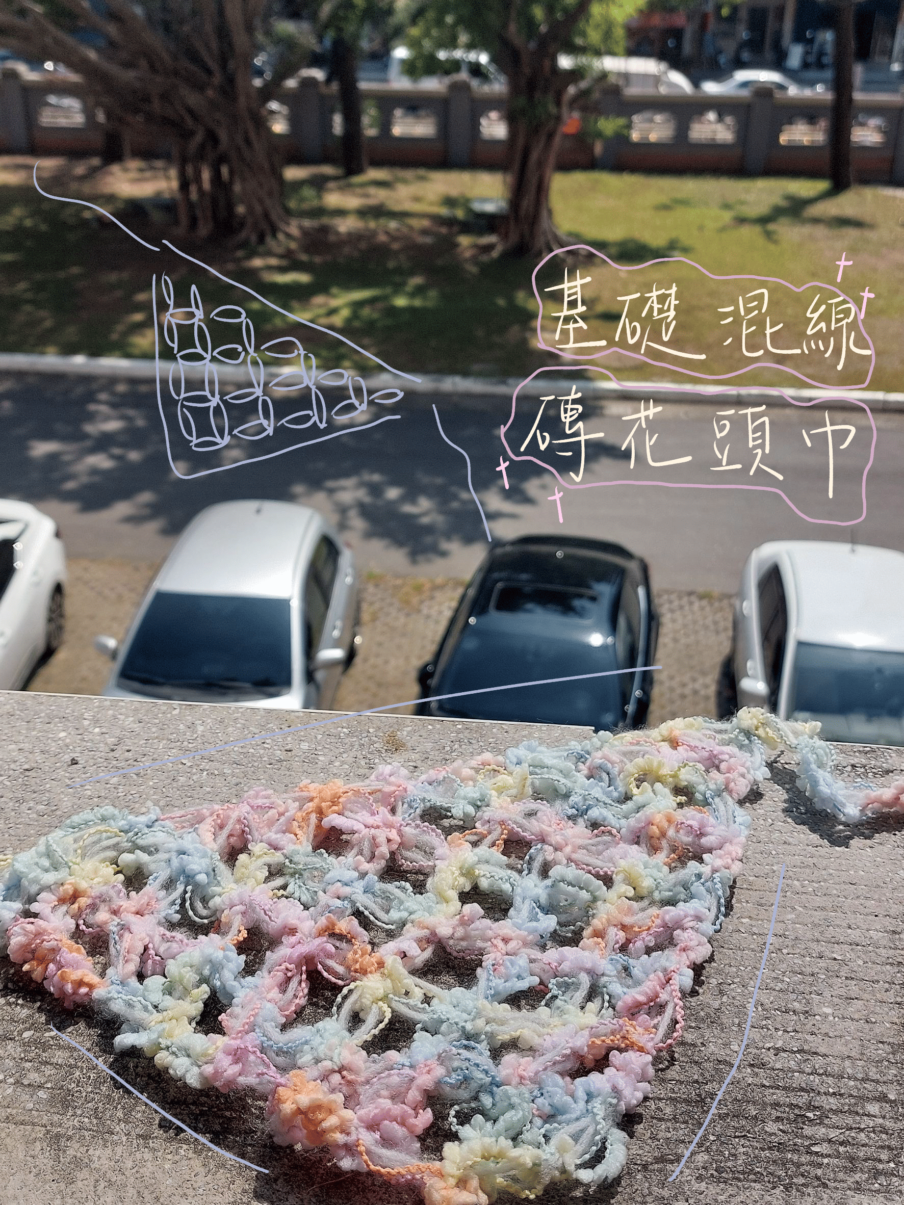 基礎磚花混線頭巾⌯’ ’⌯ྀི 不同款式新增中⋯