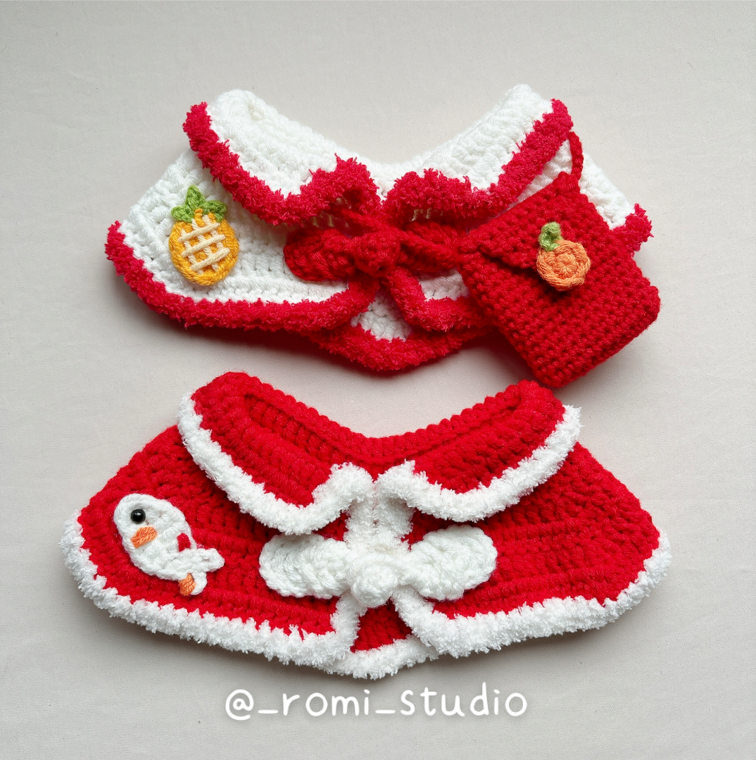 新年旗袍風領巾