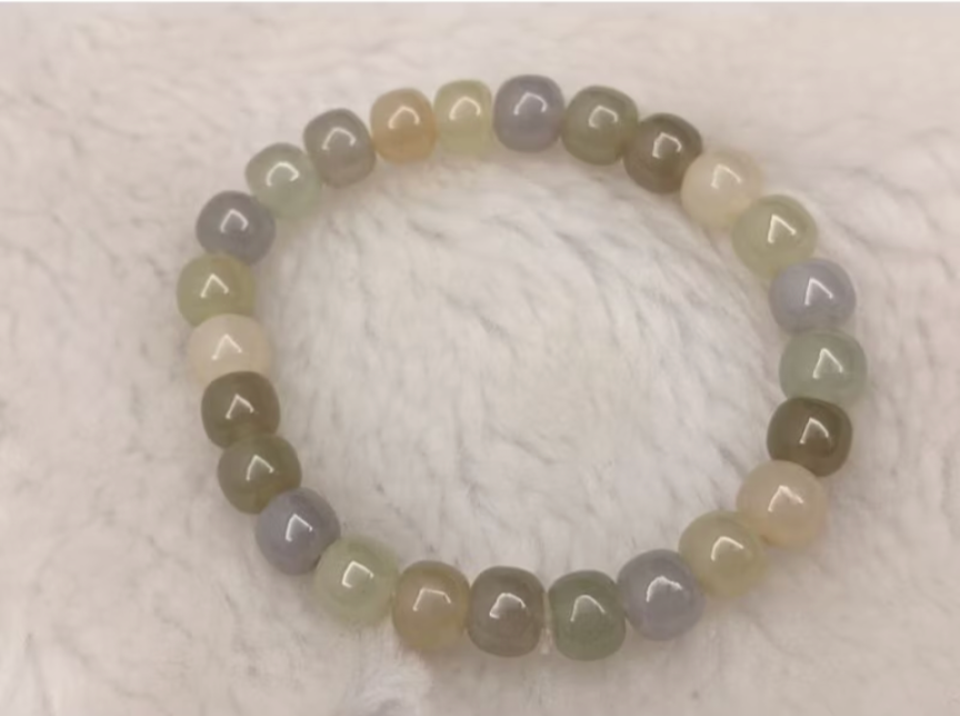 和田玉多寶手串，清新款