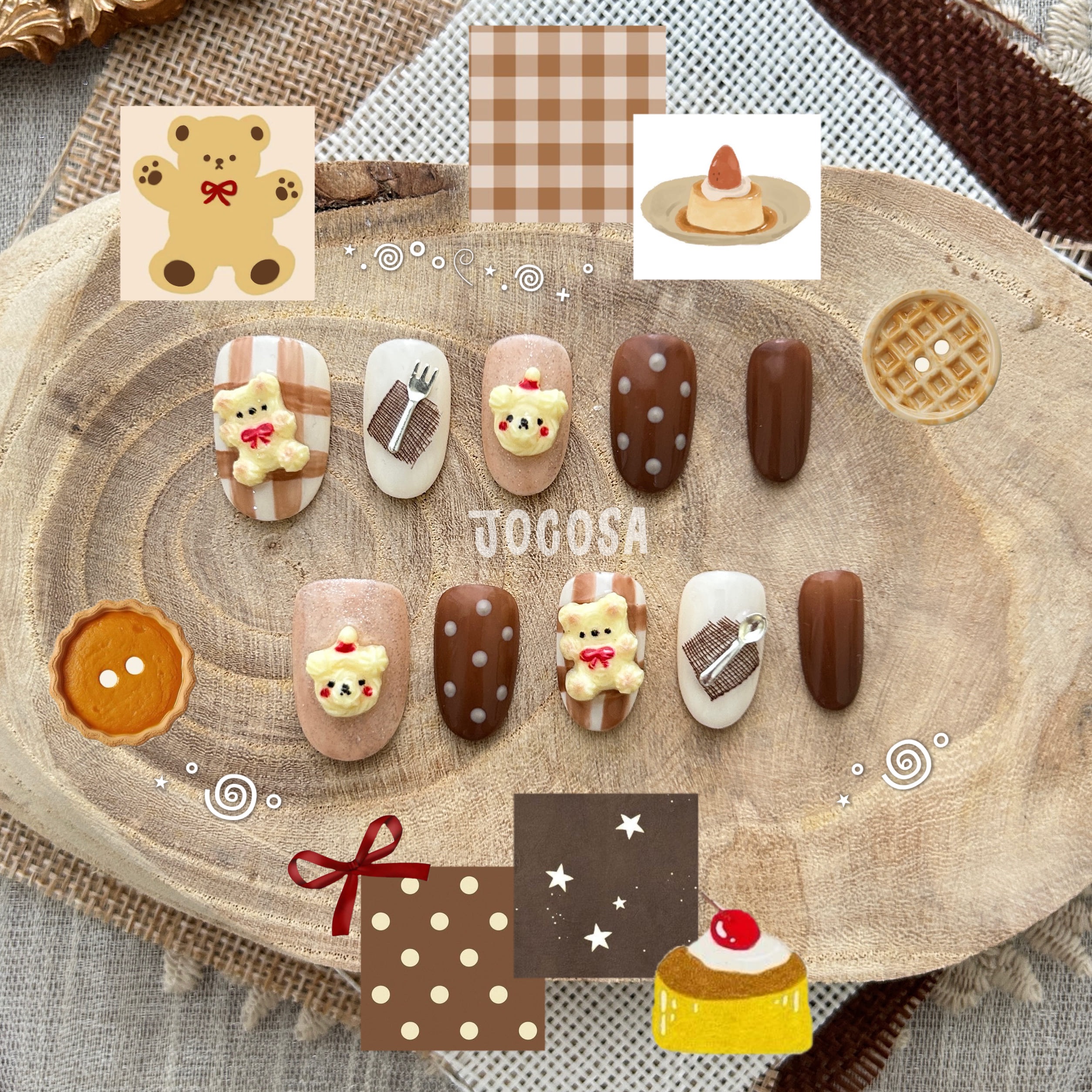 ꒰𝙅𝙊𝘾𝙊𝙎𝘼꒱꙳ 布丁熊焦糖  Caramel Pudding Bear