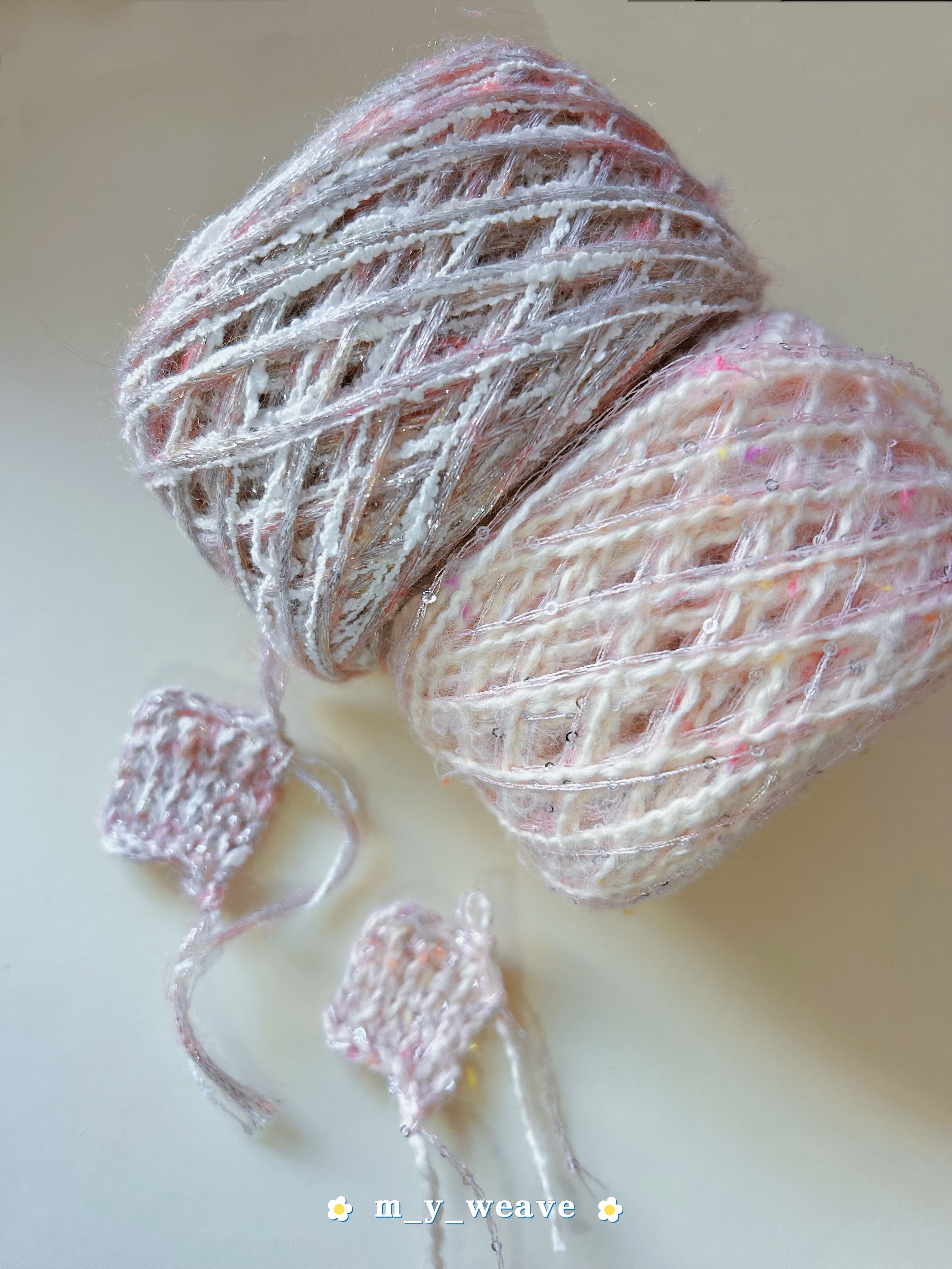 玫光舞會 適用3-4mm鉤針