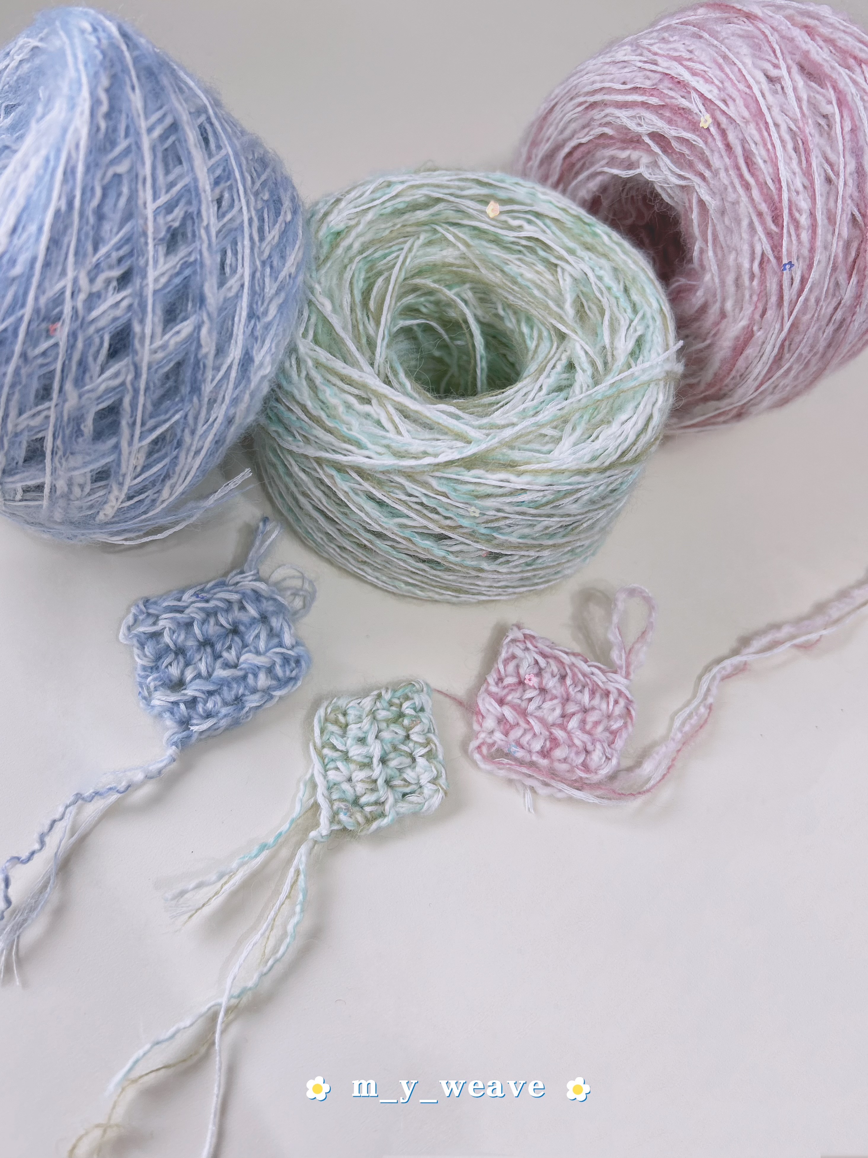 窗邊小花 適用2.5-4mm鉤針