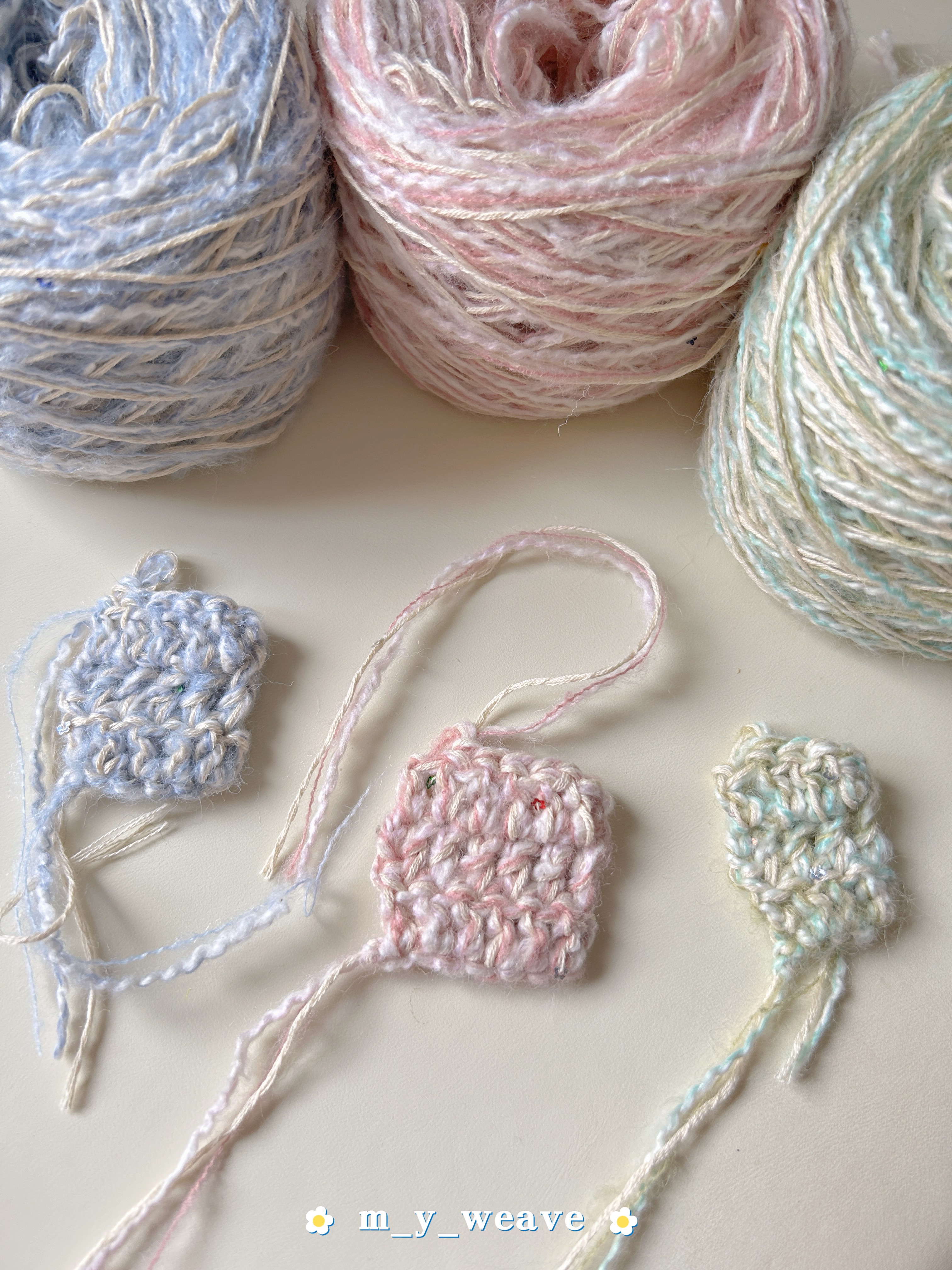 黃昏小花 適用3.5-4.5mm鉤針