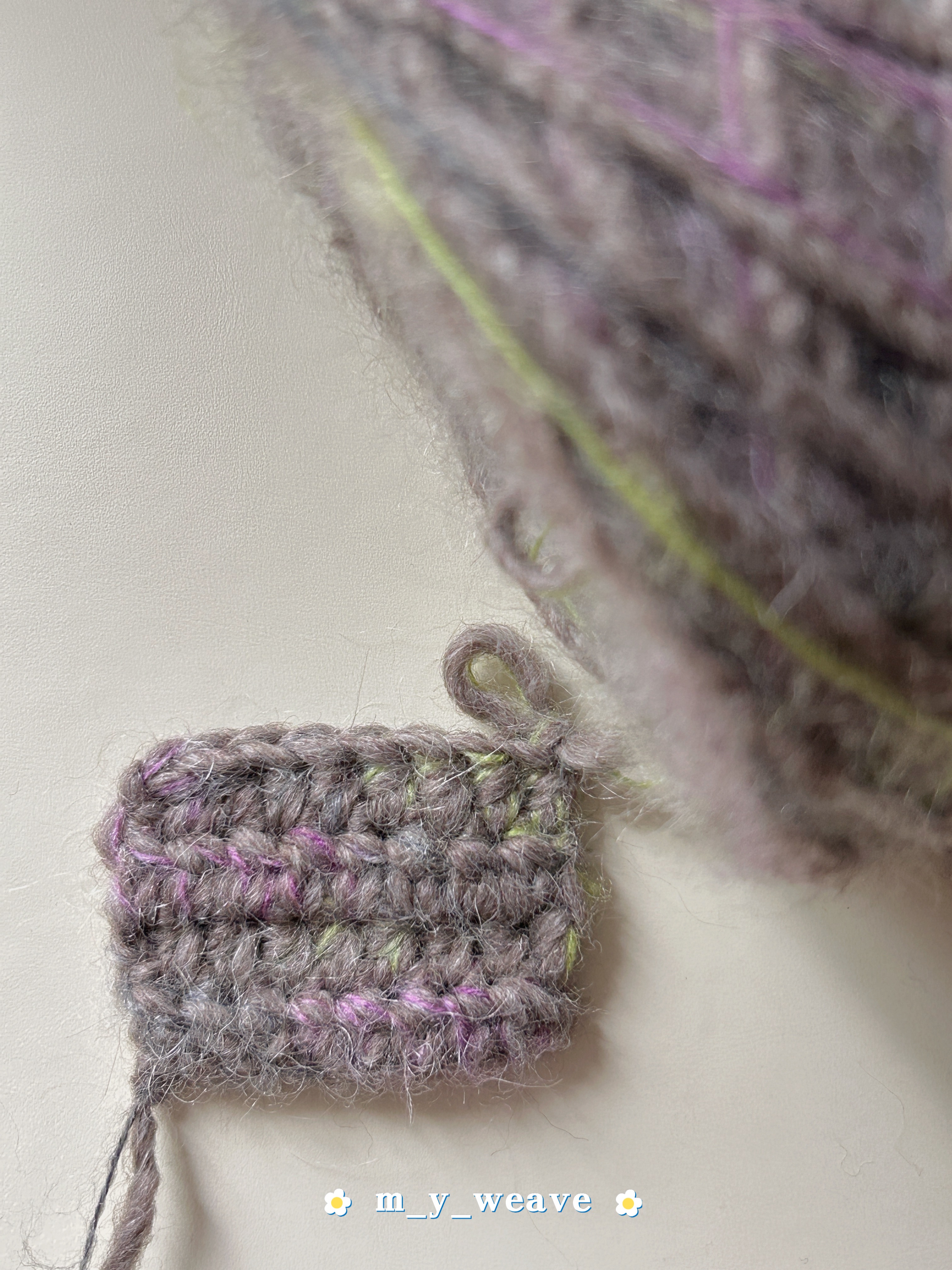 低溫霓光 適用鉤針5-6mm鉤針