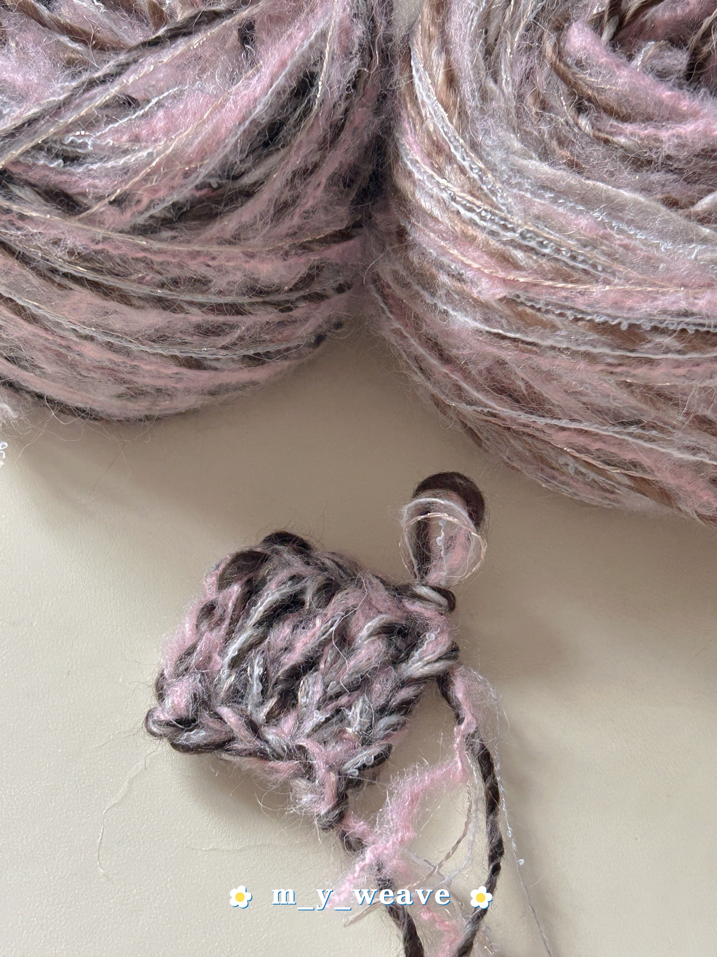 甜甜粉棕 適用5.5-6.6mm鉤針