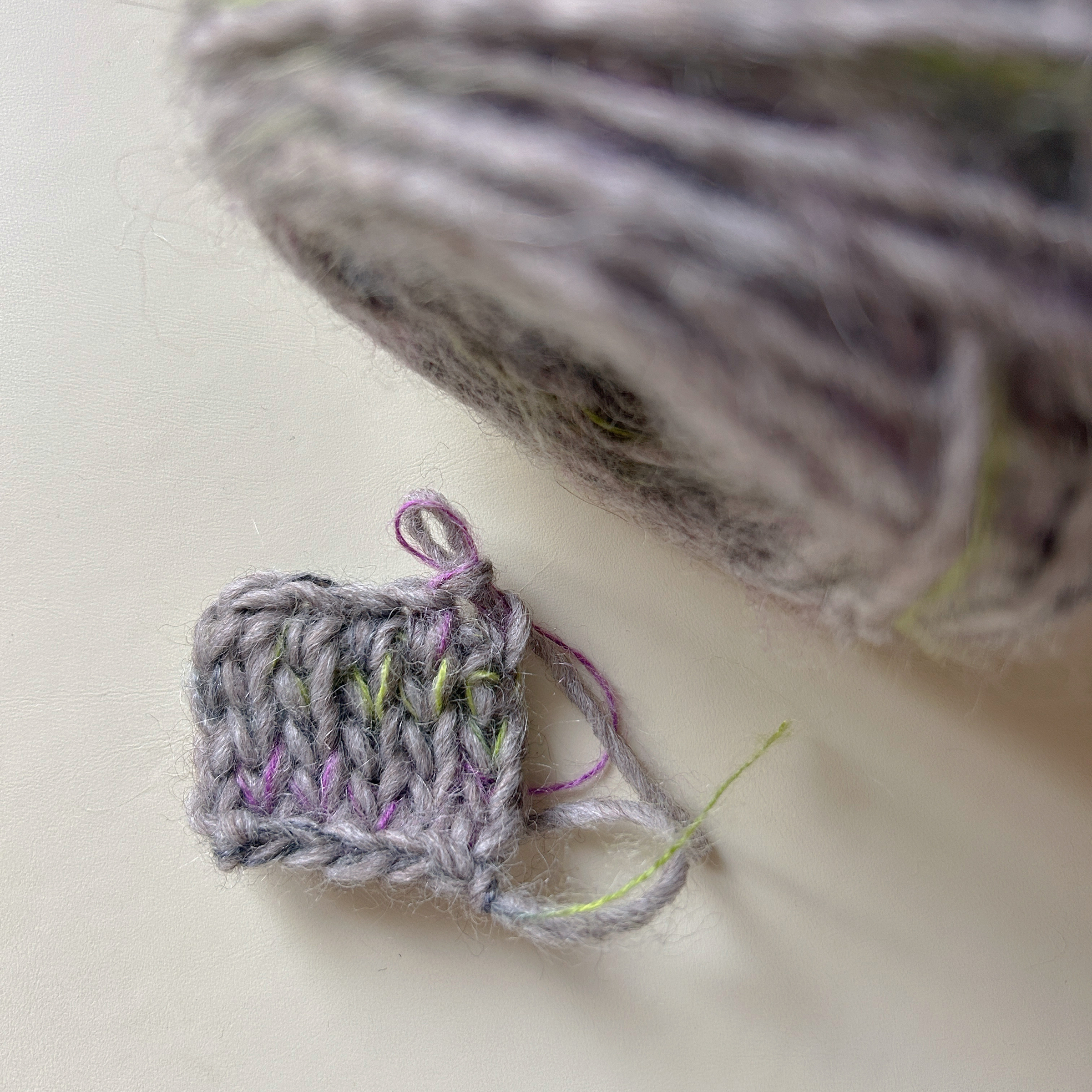 低溫霓光（淺色版）適用鉤針5-6mm鉤針