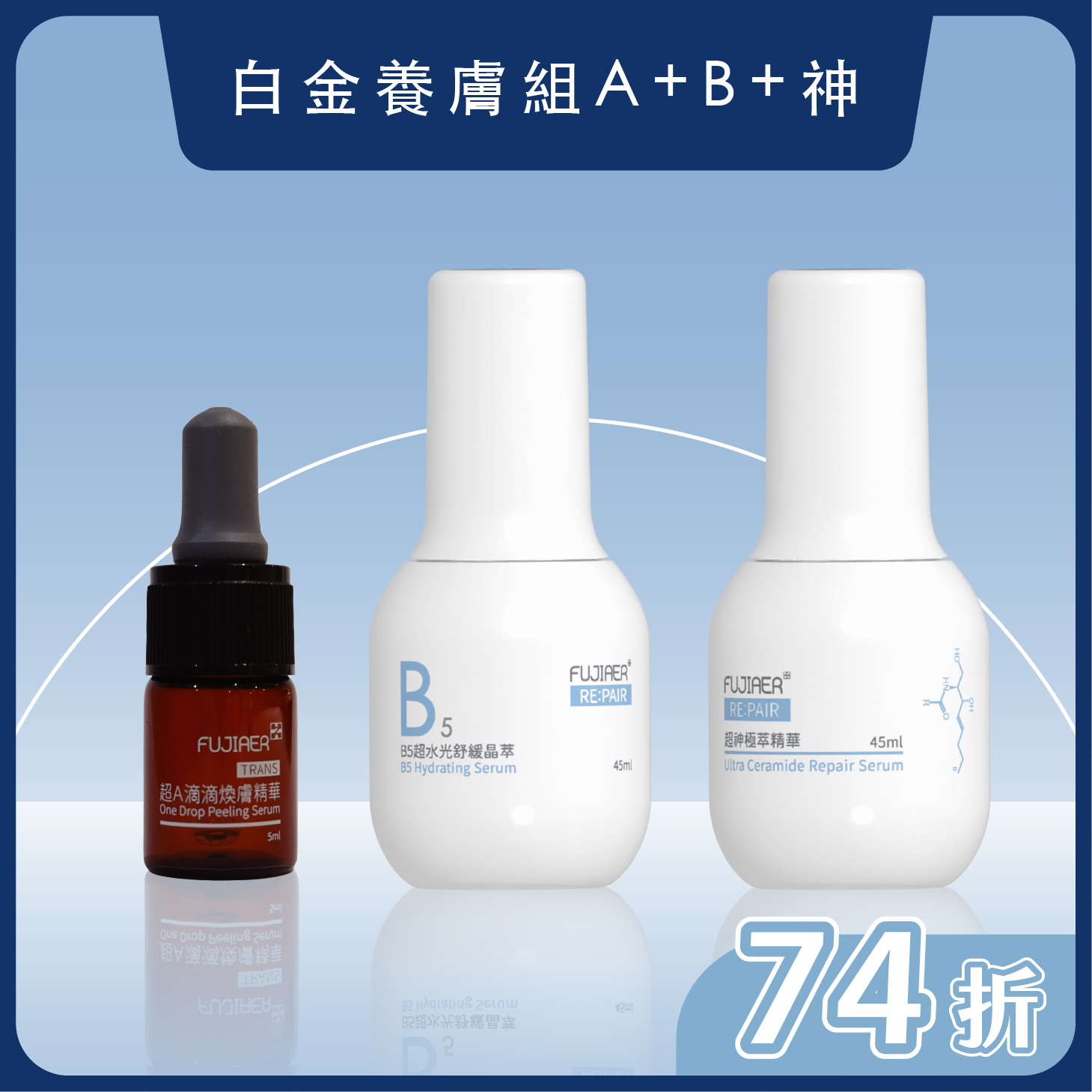 【白金養膚組】1%Ａ醇+B5+超神