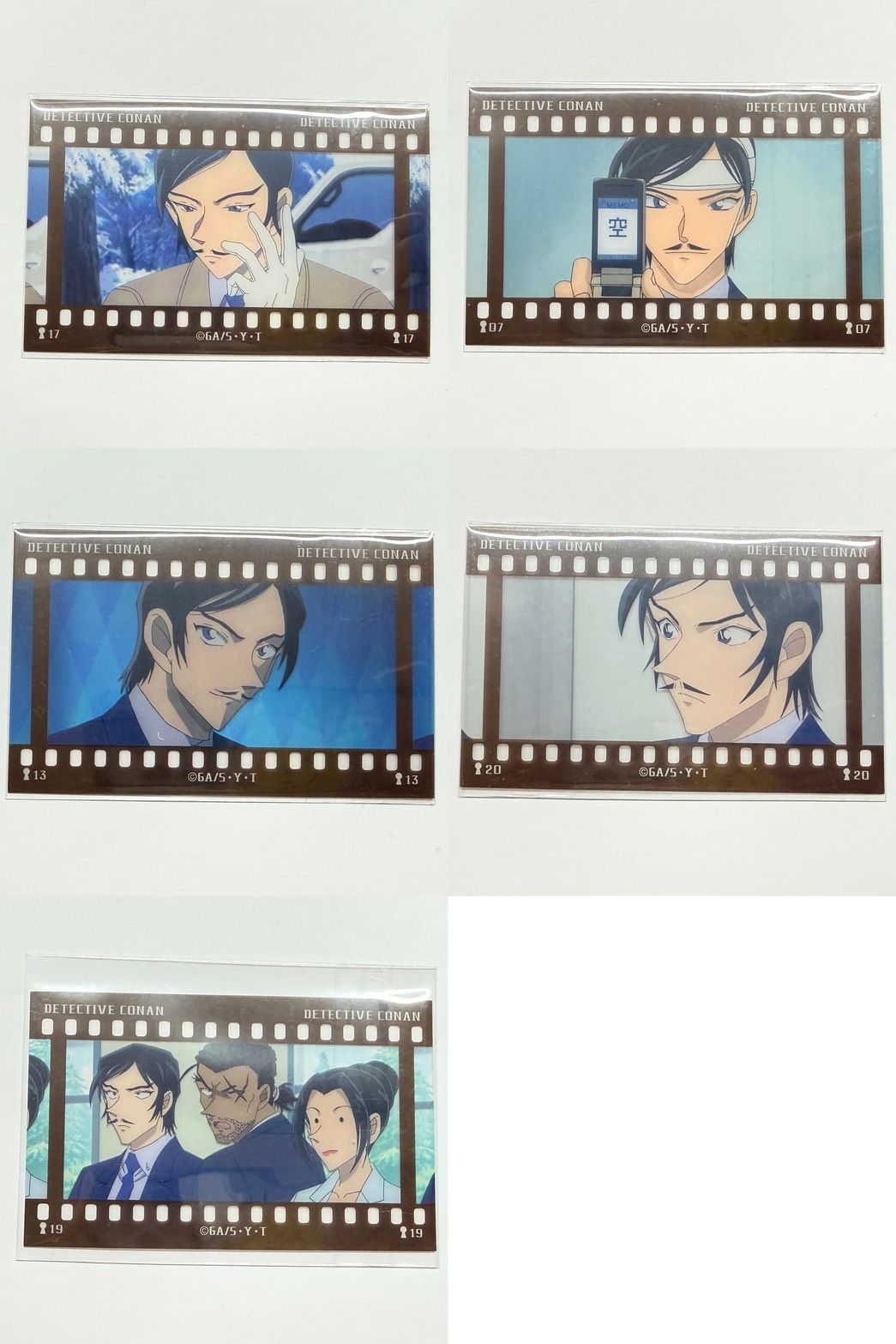 【現貨】長野縣警膠卷風透卡（2張給1個原袋）