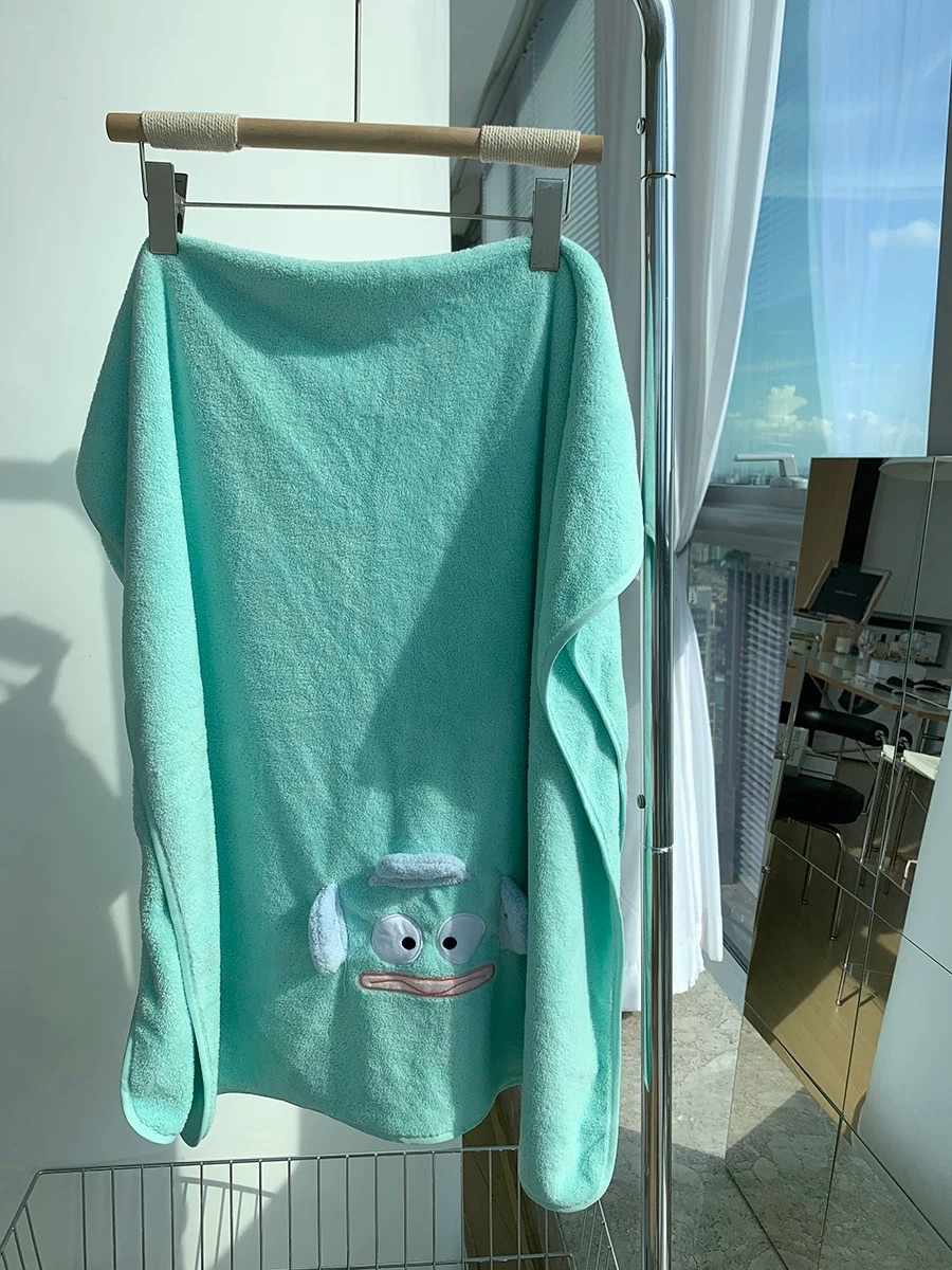 醜魚浴巾毛巾組