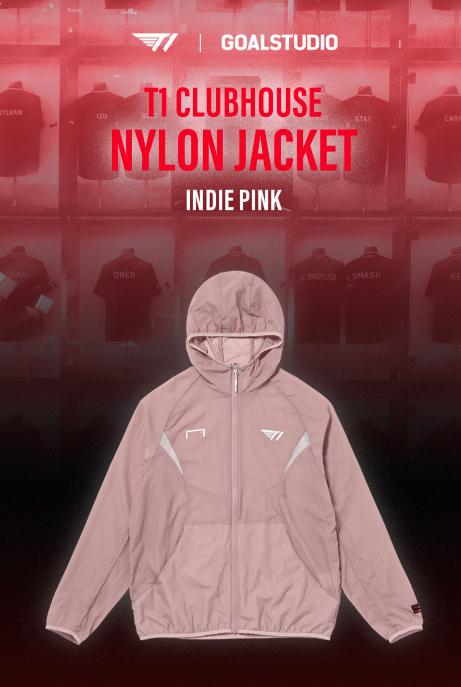 T1 CLUBHOUSE NYLON JACKET