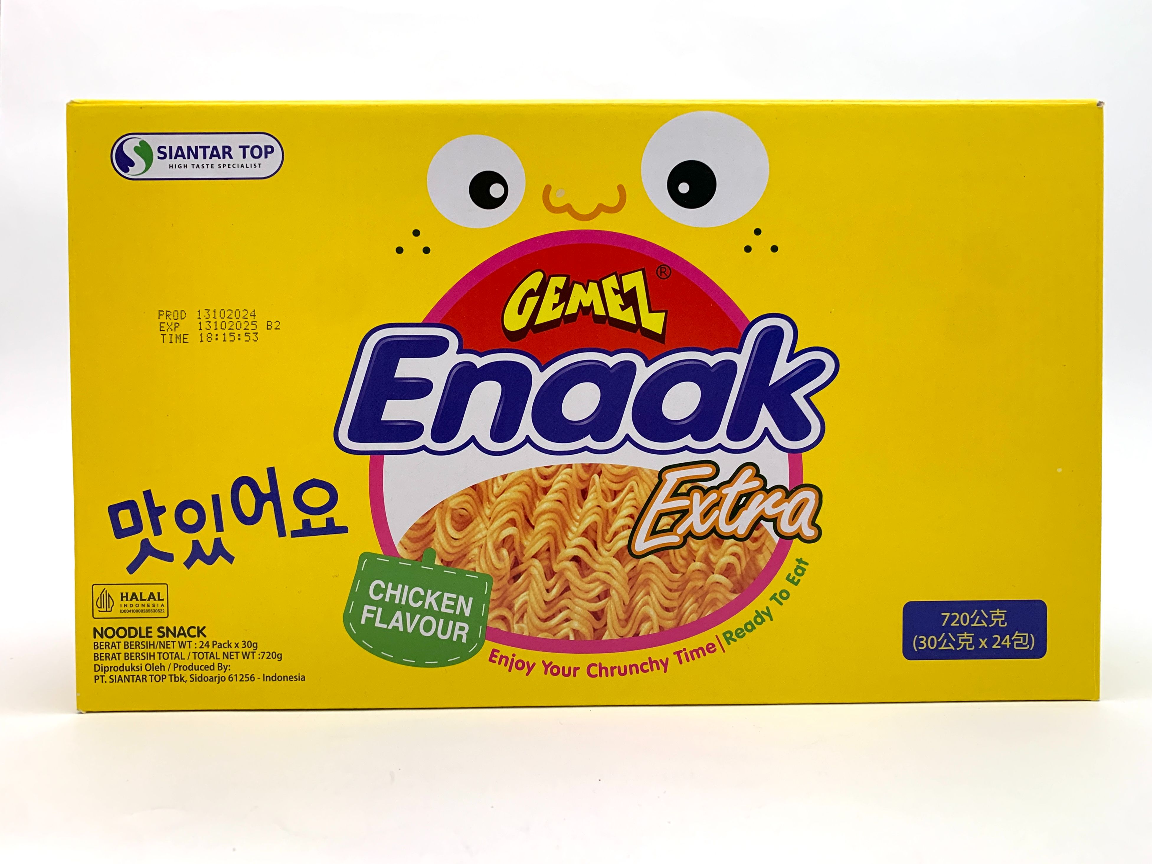 Enaak / 韓式小雞麵-雞汁味（零買，一份＝3包）