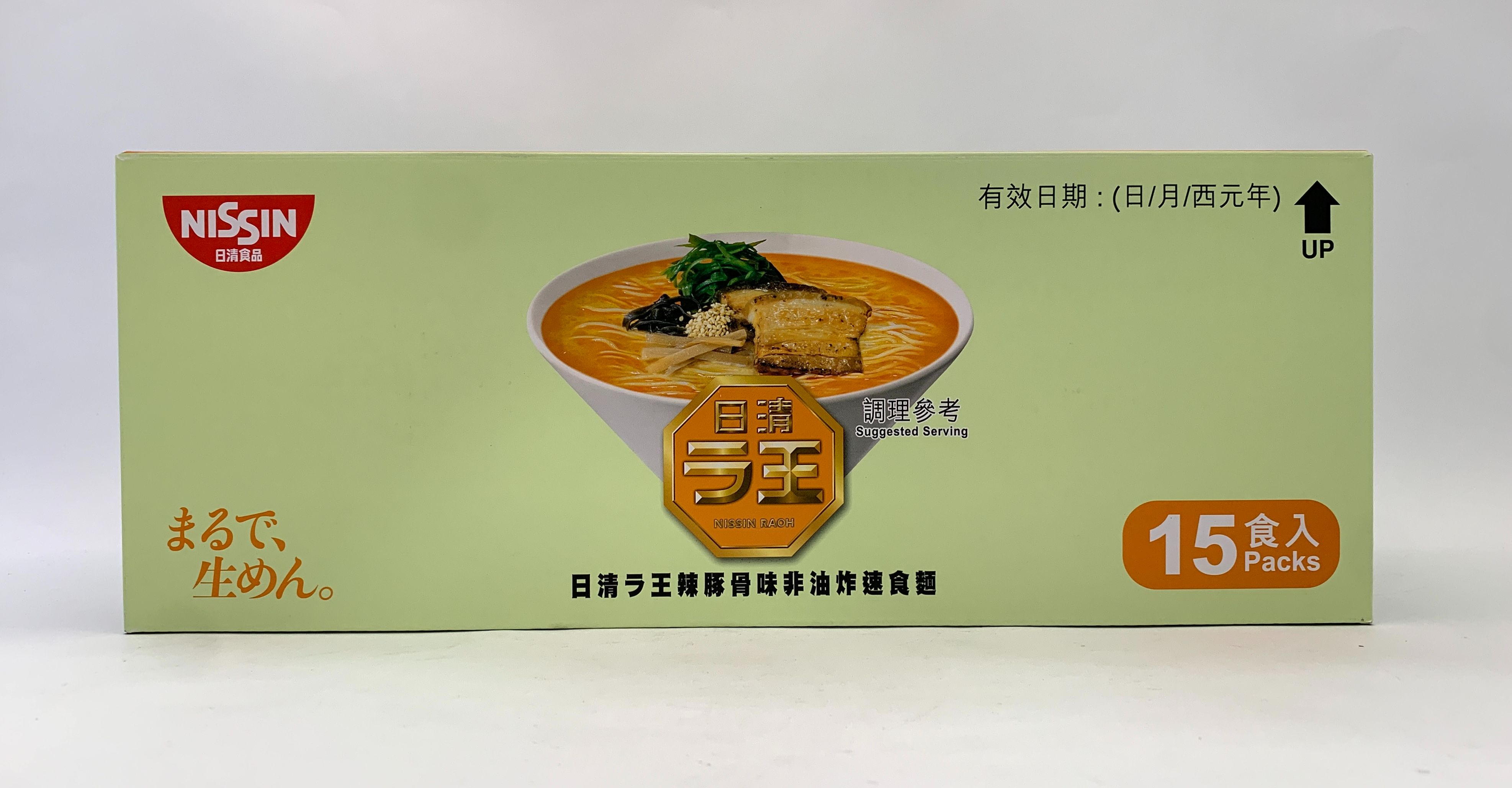 日清拉王 / 辣豚骨味非油炸速食麵（零買，一份＝4包）