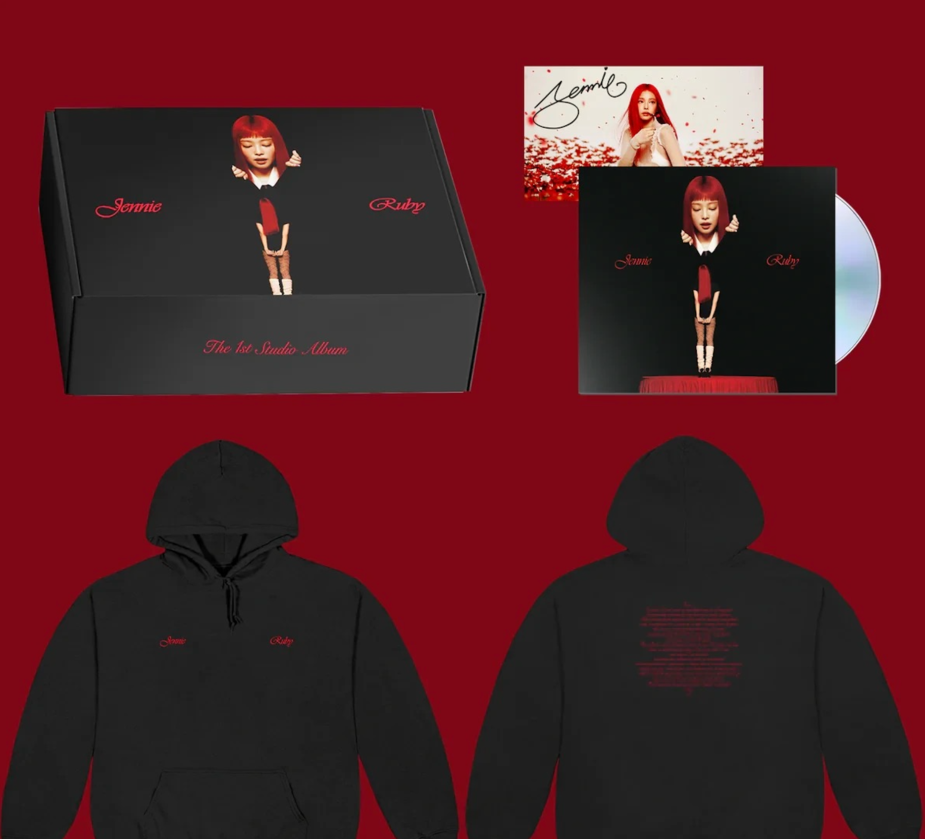 Signed Ruby CD Boxset with Hoodie（黑色帽Ｔ）