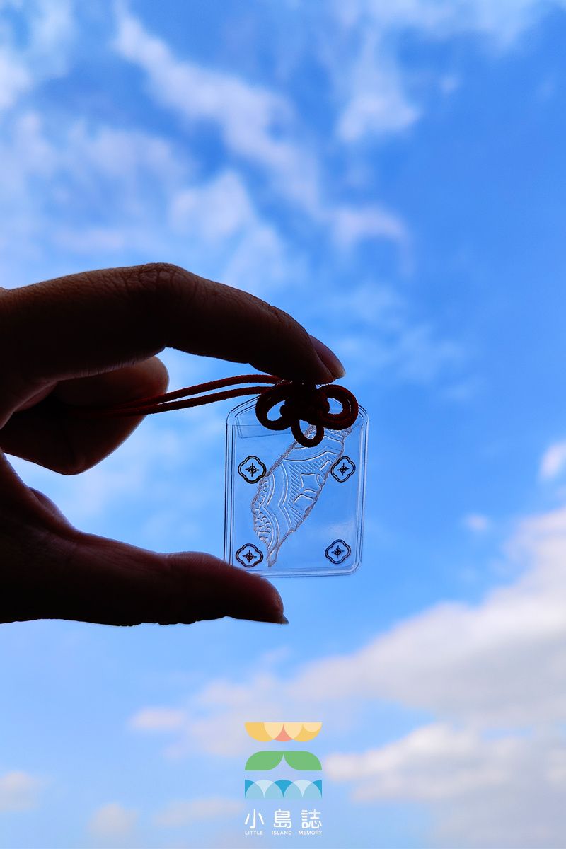 唯美透明平安符 海棠台灣香火袋 海棠花窗御守│臺灣伴手禮 附籤詩刮刮卡 全台首創 摔不破