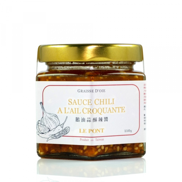 樂朋＿鵝油蒜酥辣醬 / 110g