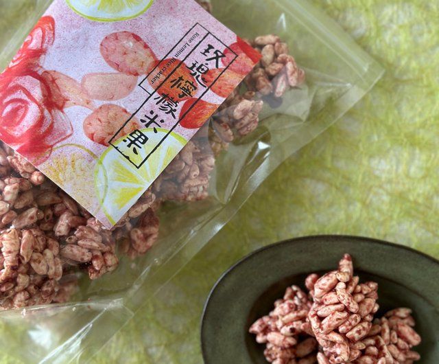 土生土長＿玫瑰檸檬米果 100g