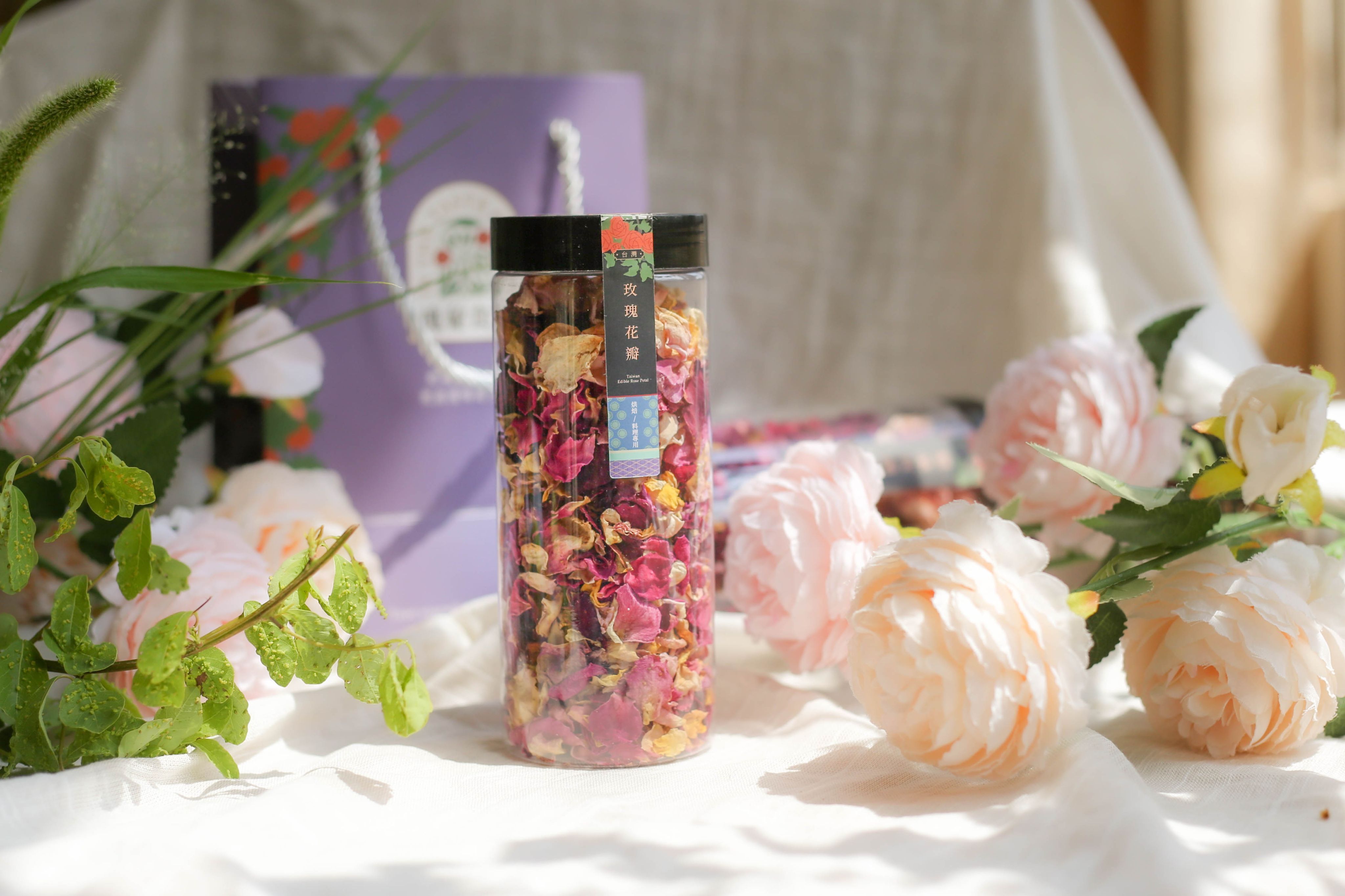 瑰秘食光｜有機可食用玫瑰花瓣（小）