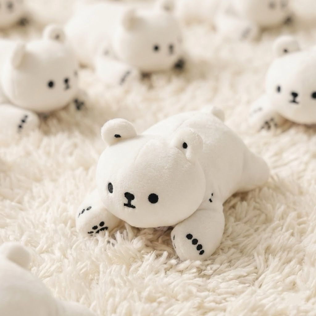 𖤓現貨 白白日記 快閃店週邊 絨毛公仔環保袋