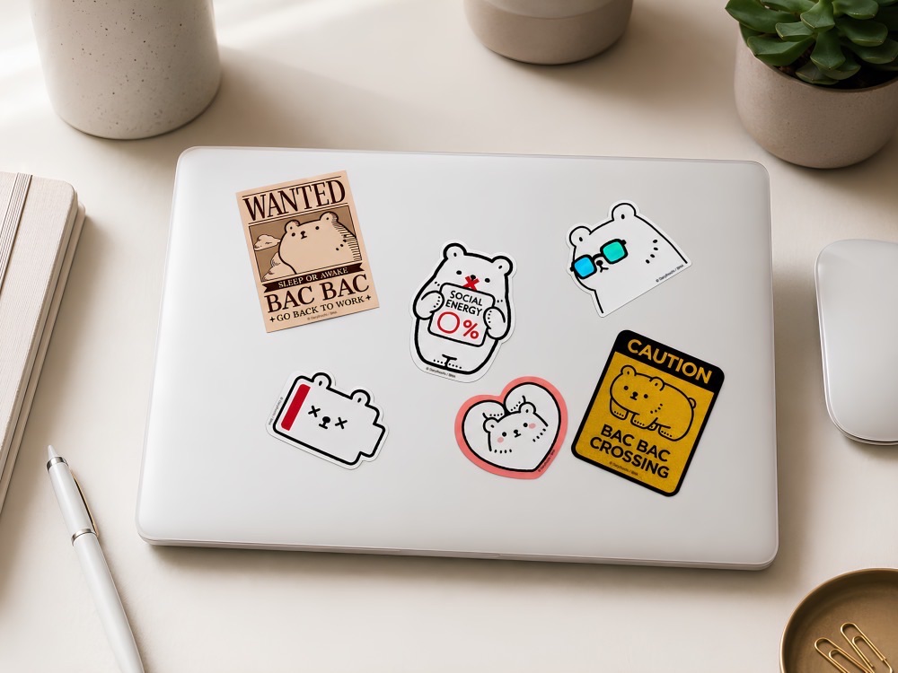 𖤓現貨 白白日記 STICKER SERIES 貼紙 Vol.5