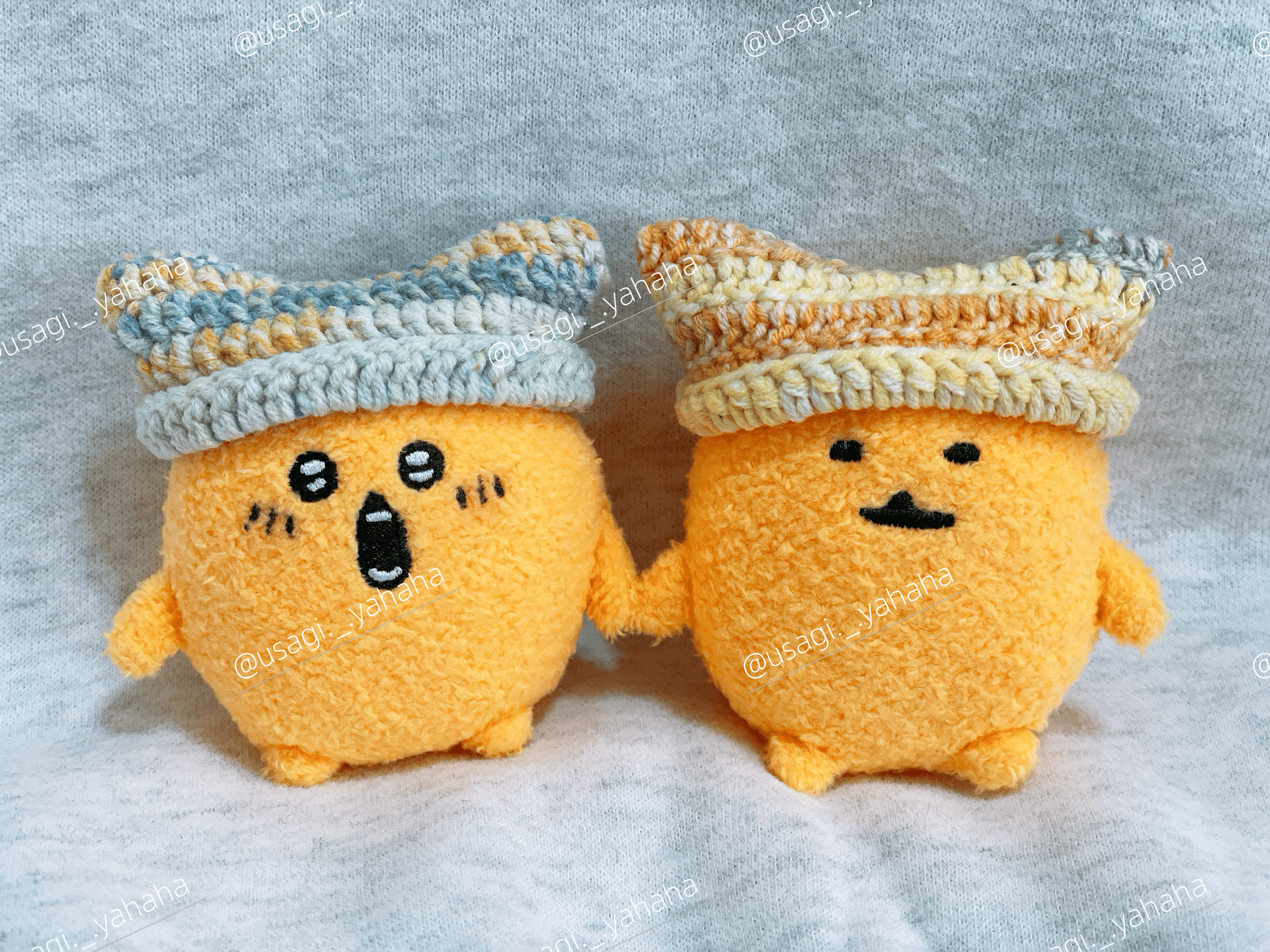 迷你坐姿可樂餅貓耳帽