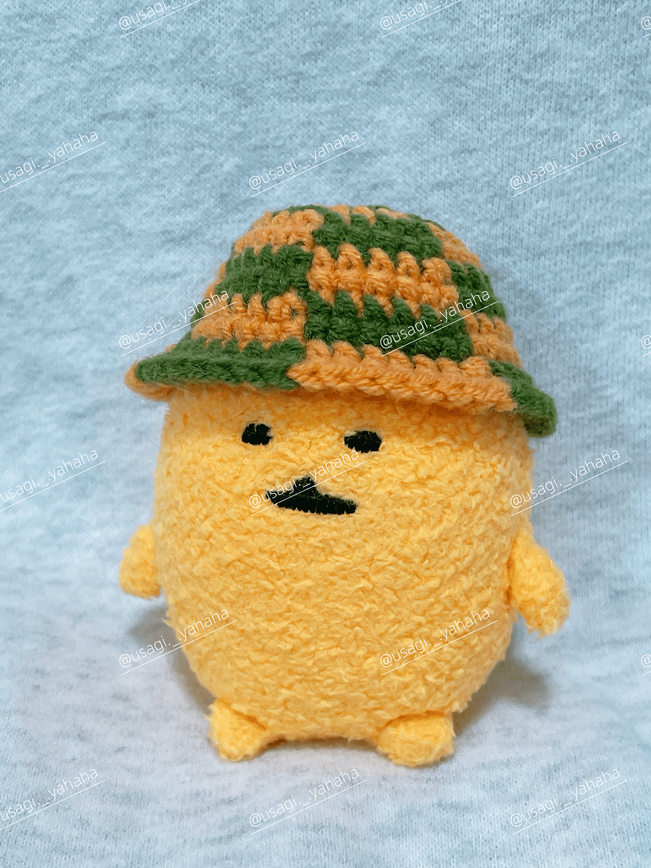 可樂餅棋盤格漁夫帽