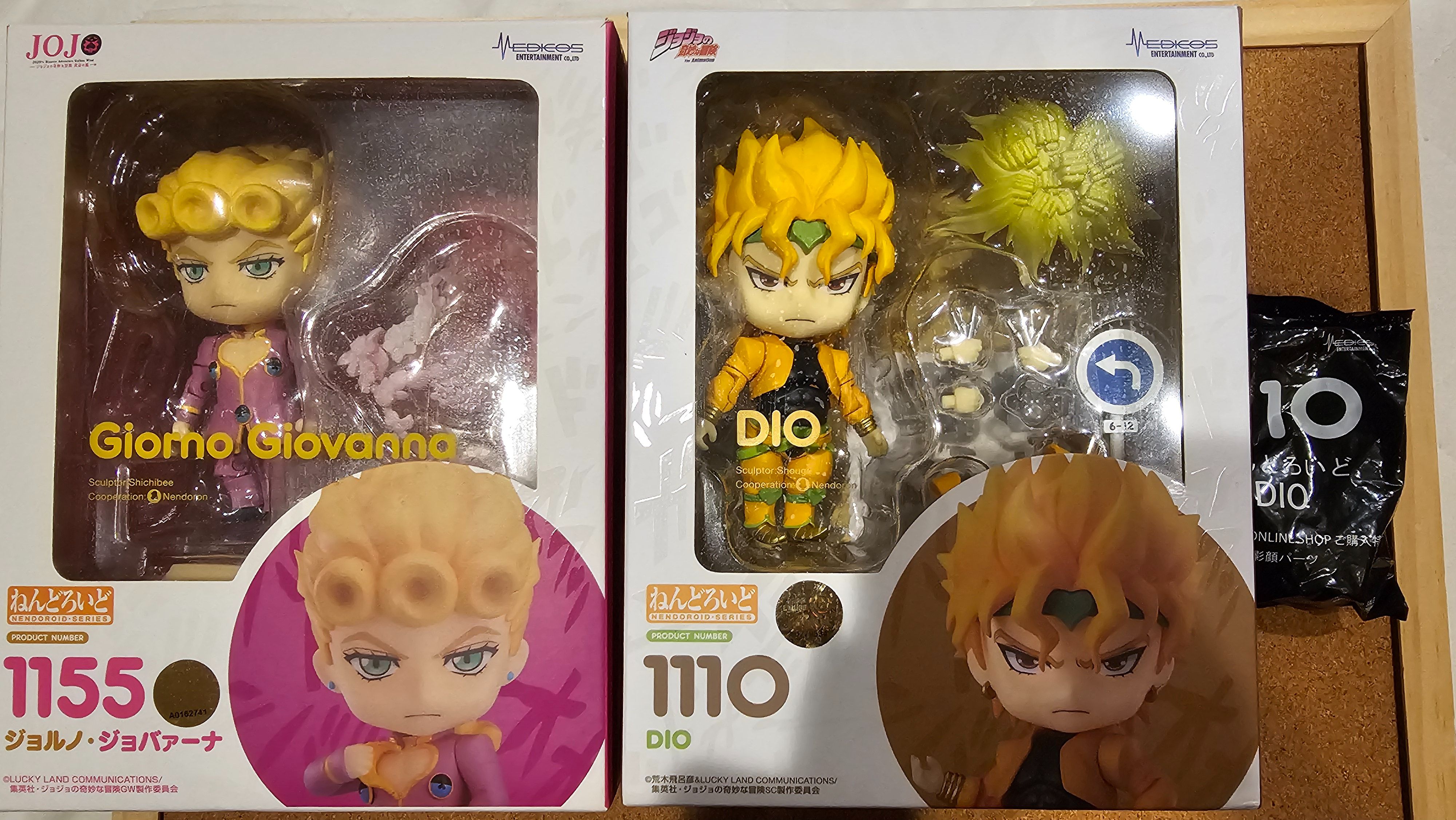 喬魯諾＋DIO黏土人（含黑臉特典）