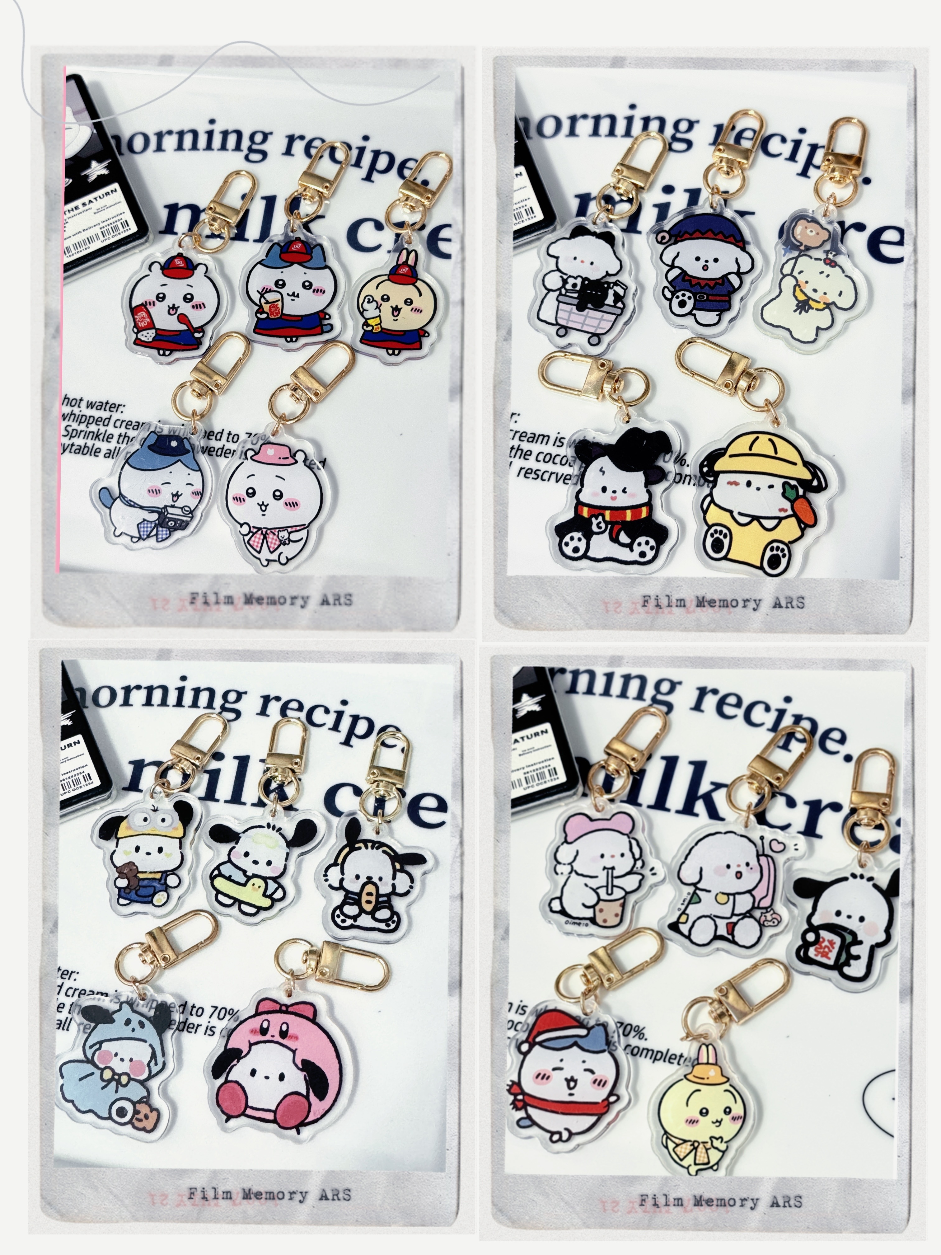 買五送一！ins風壓克力吊飾 吉伊卡哇 帕恰狗 可愛小狗 款式多樣 鑰匙扣 壓克力吊飾