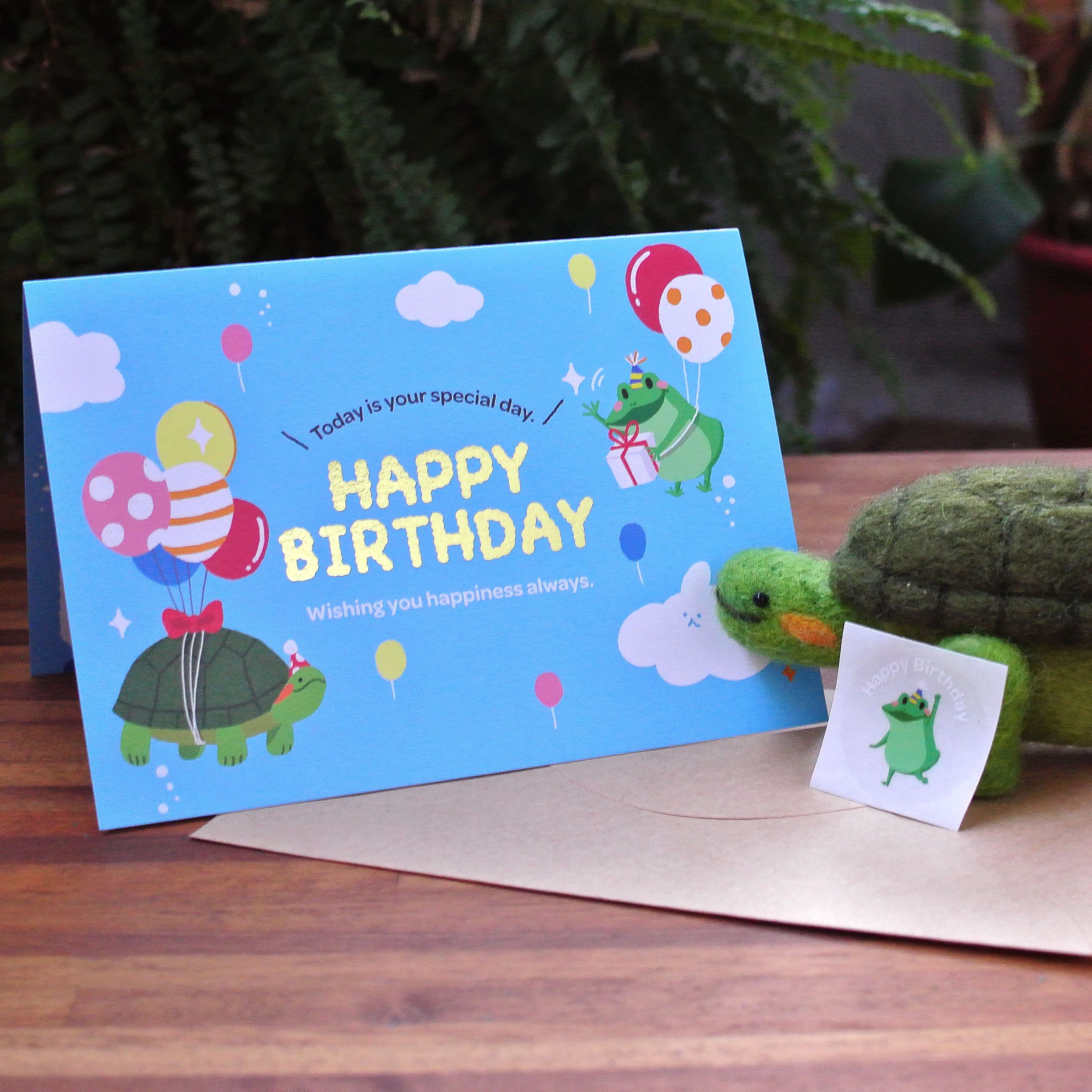 生日卡片| 呱呱氣球派對