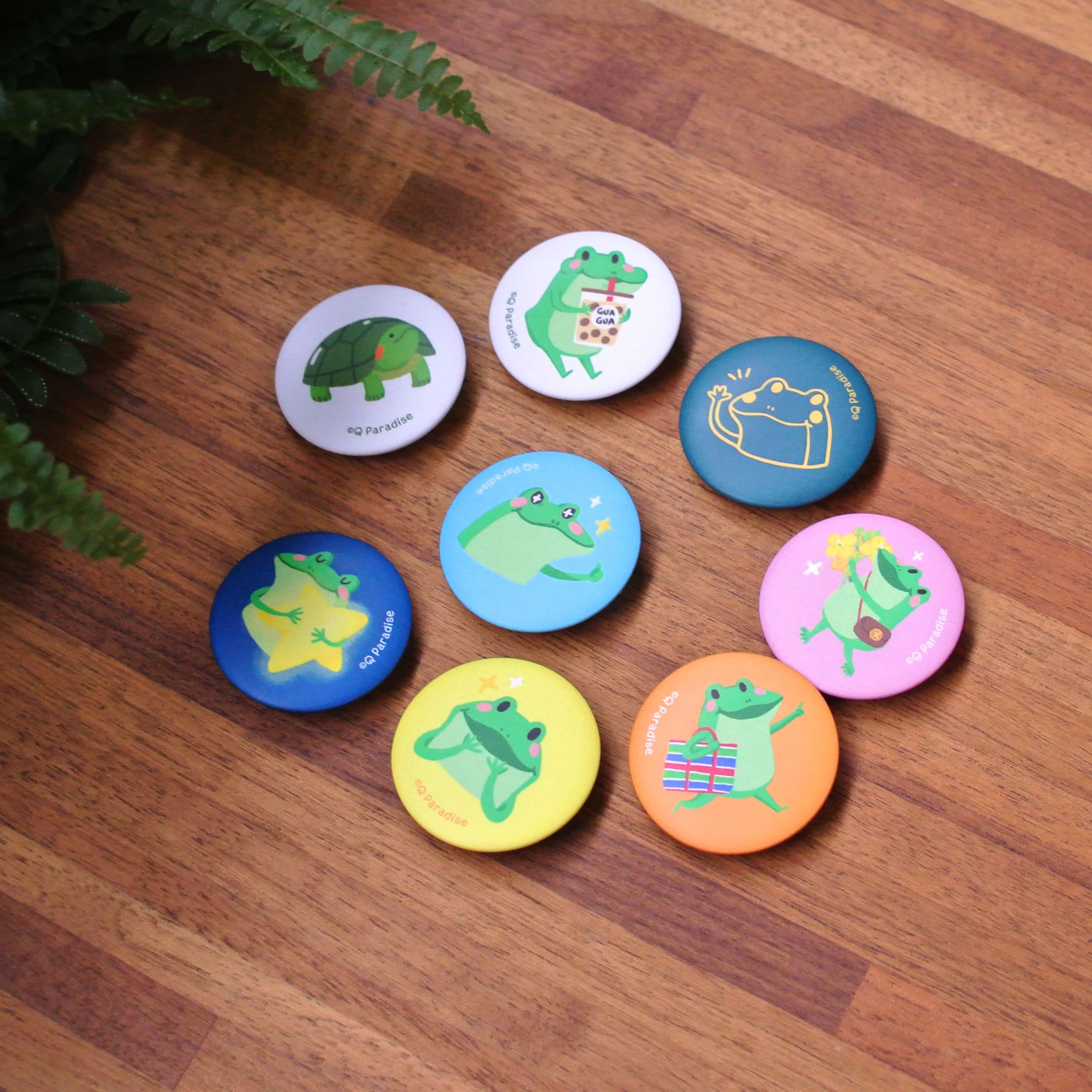 小胸章 | 我是呱呱-8款設計