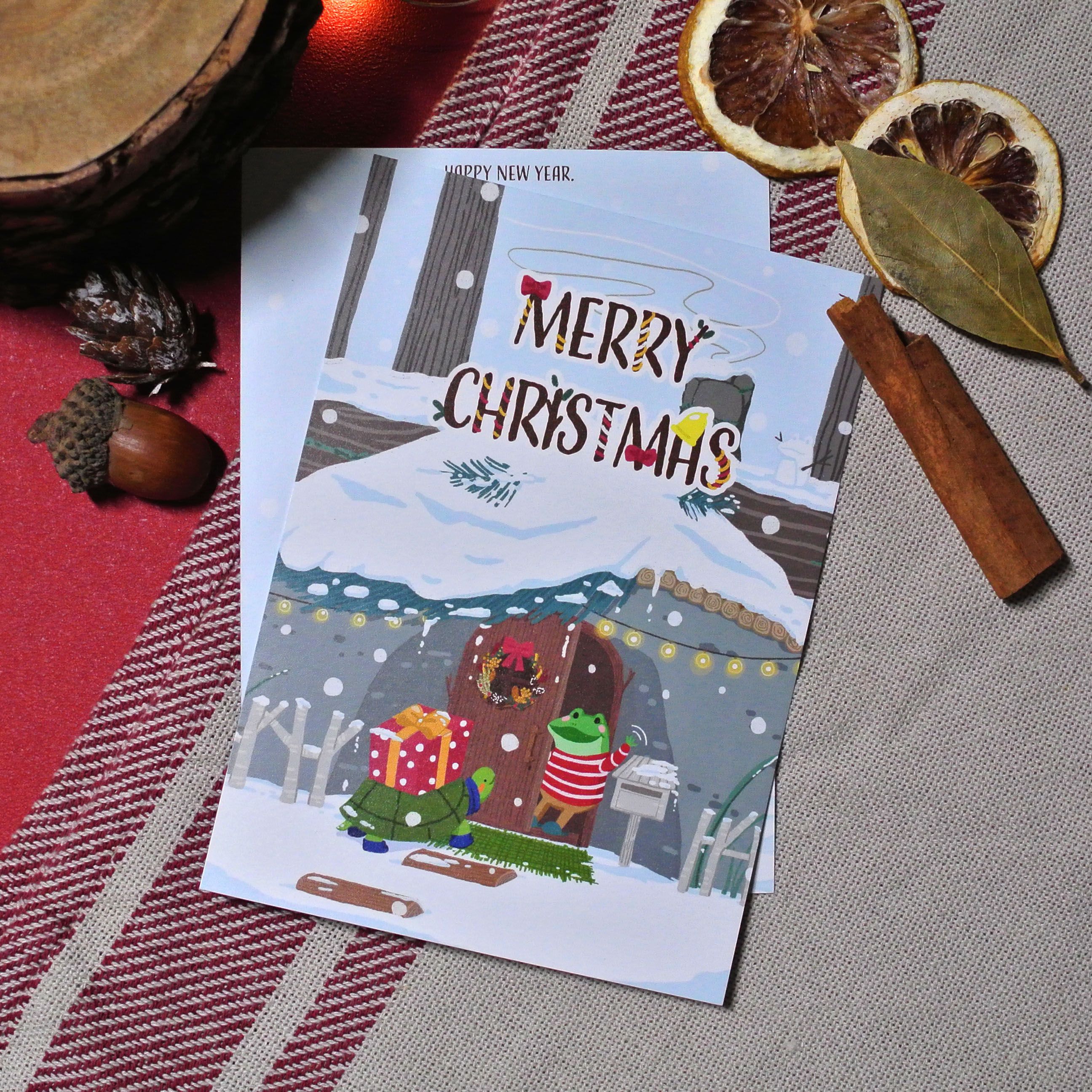 明信片 | 呱呱聖誕節