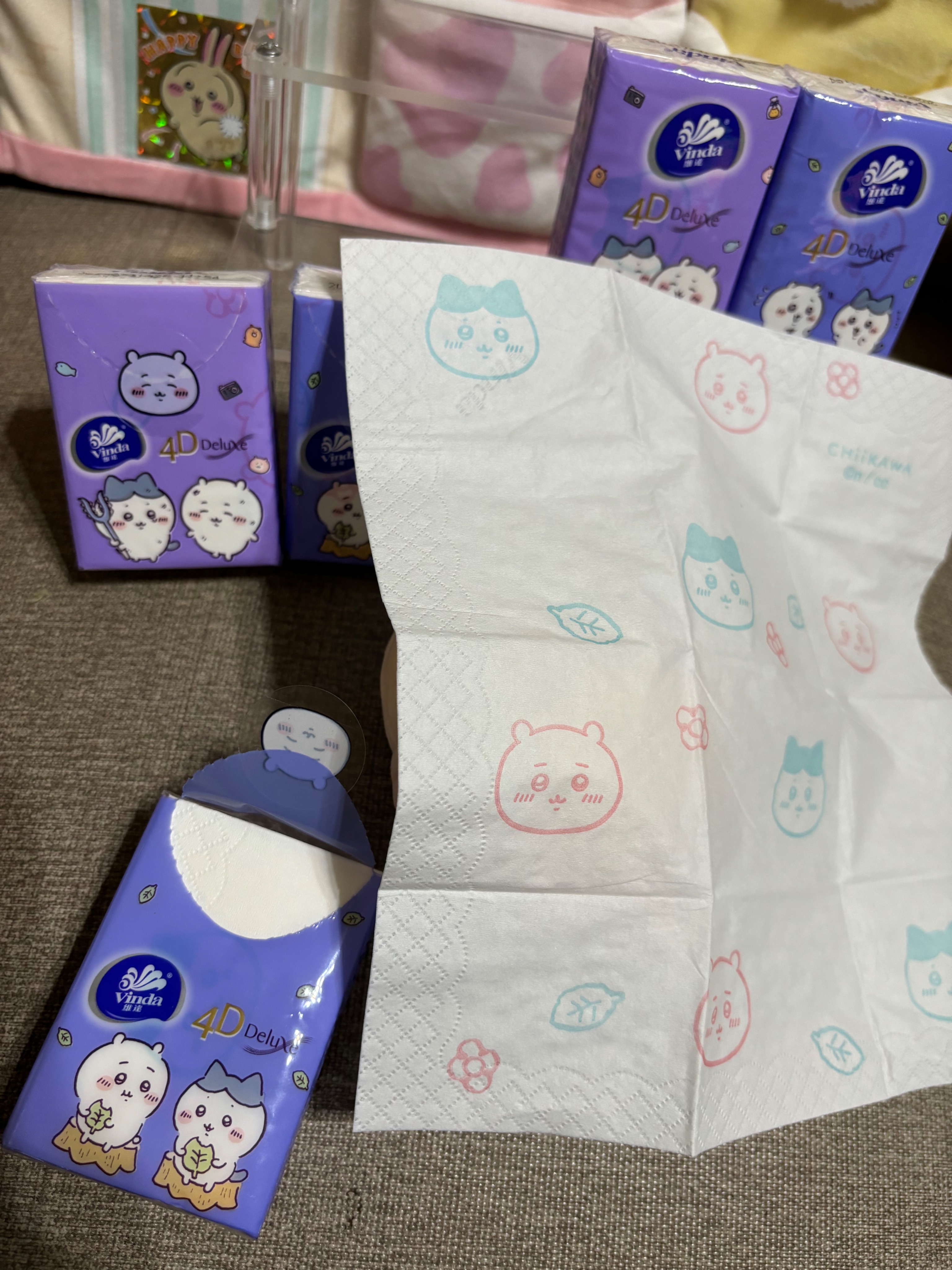 吉伊卡哇4D印花面紙