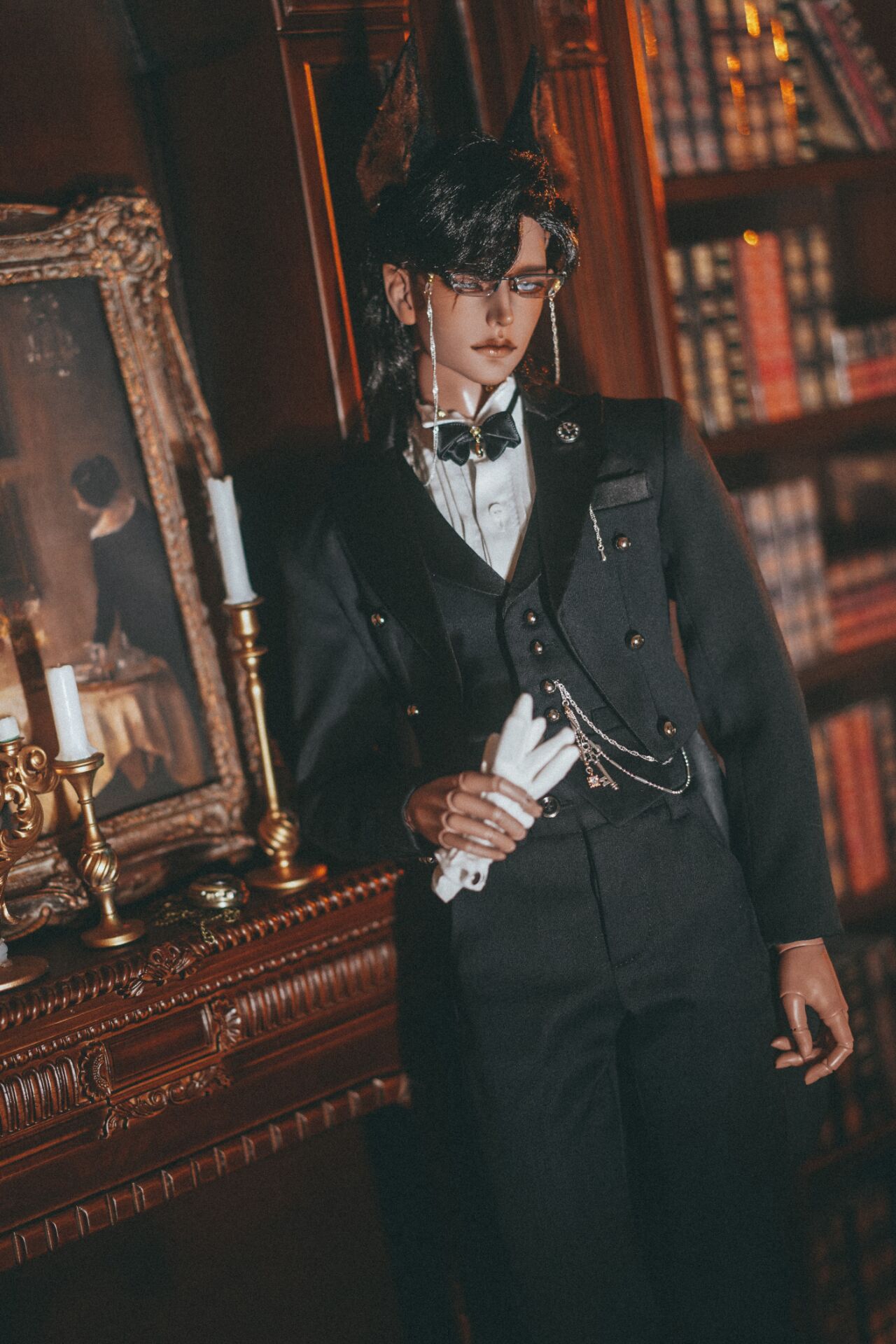 全新【STT時空】燕尾執事服 ID75藍色 #086